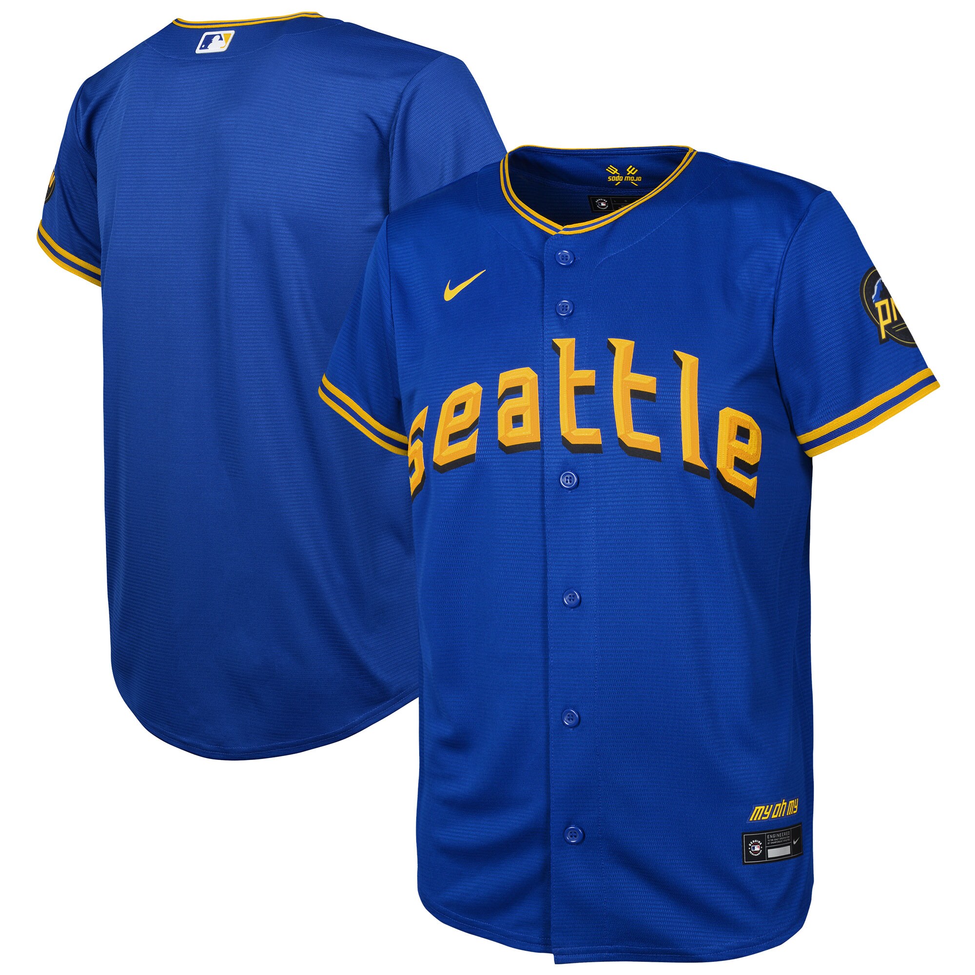 Seattle Mariners Nike Infant 2023 City Connect Replica Jersey - Royal - vstockx
