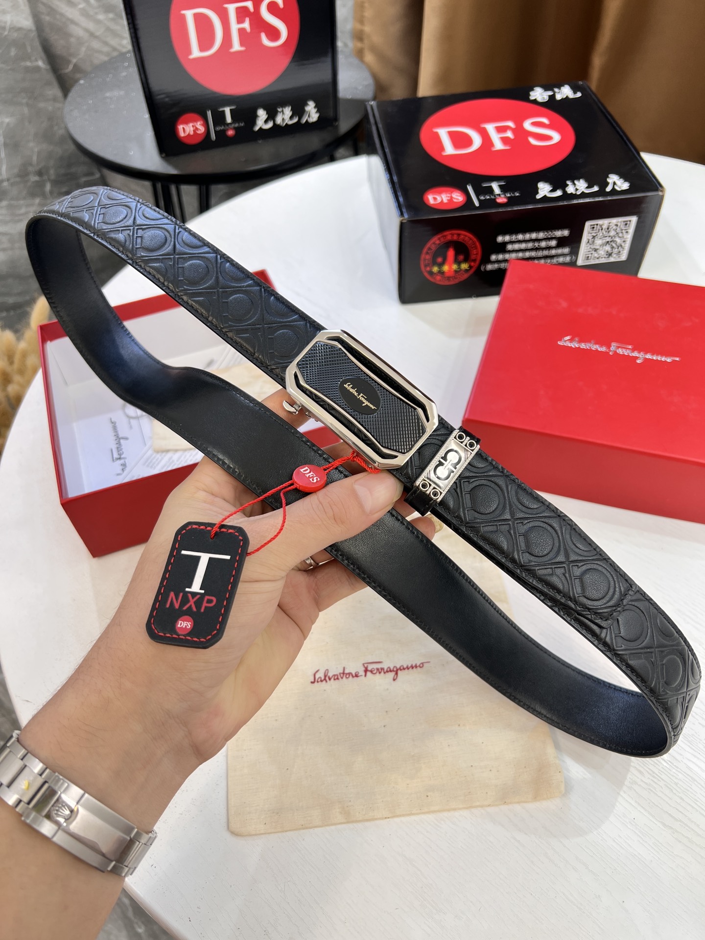 Streetwear Belt Ferragamo 320345 size:3.5cm - vstockx