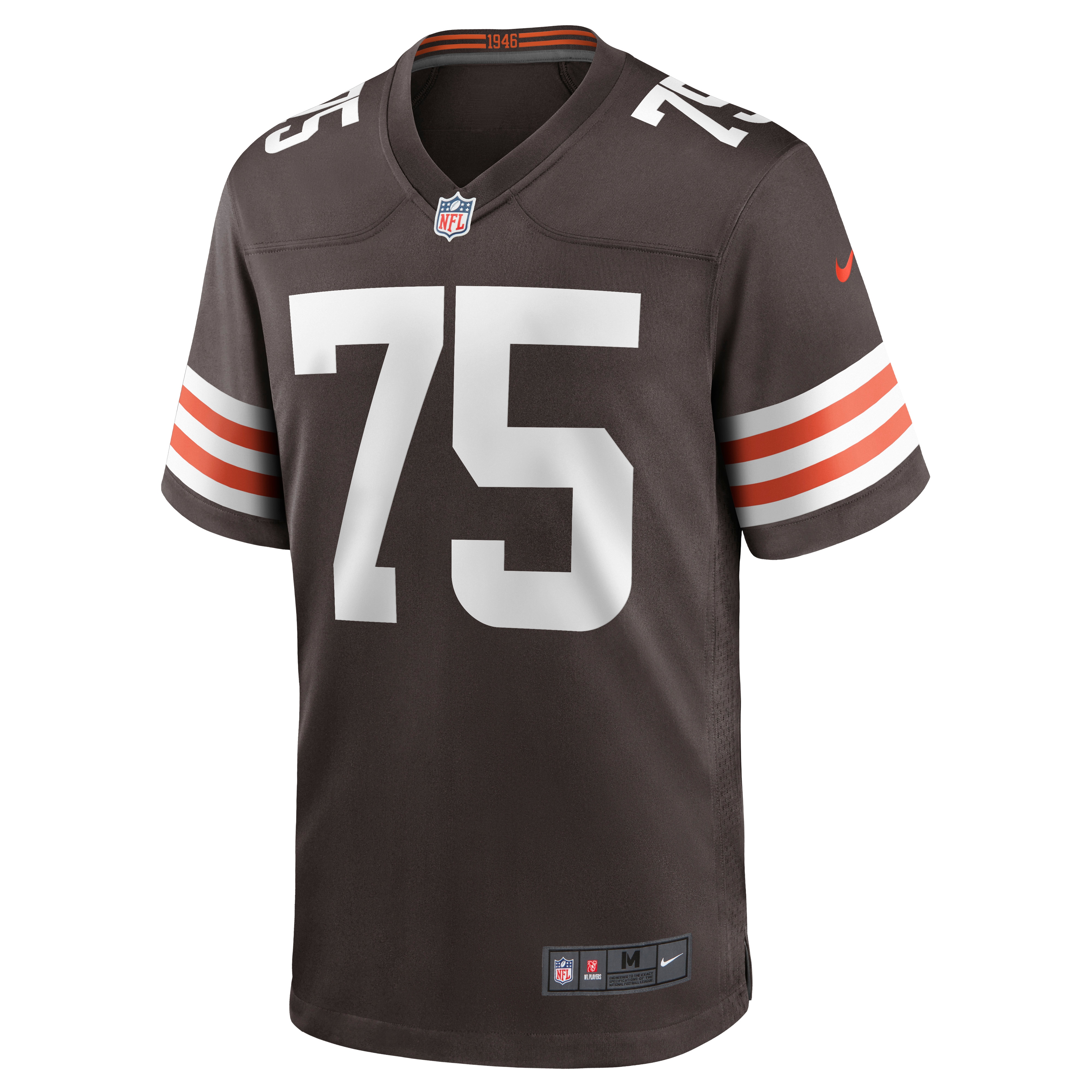 Joel Bitonio Cleveland Browns Nike Game Jersey - Brown - vstockx