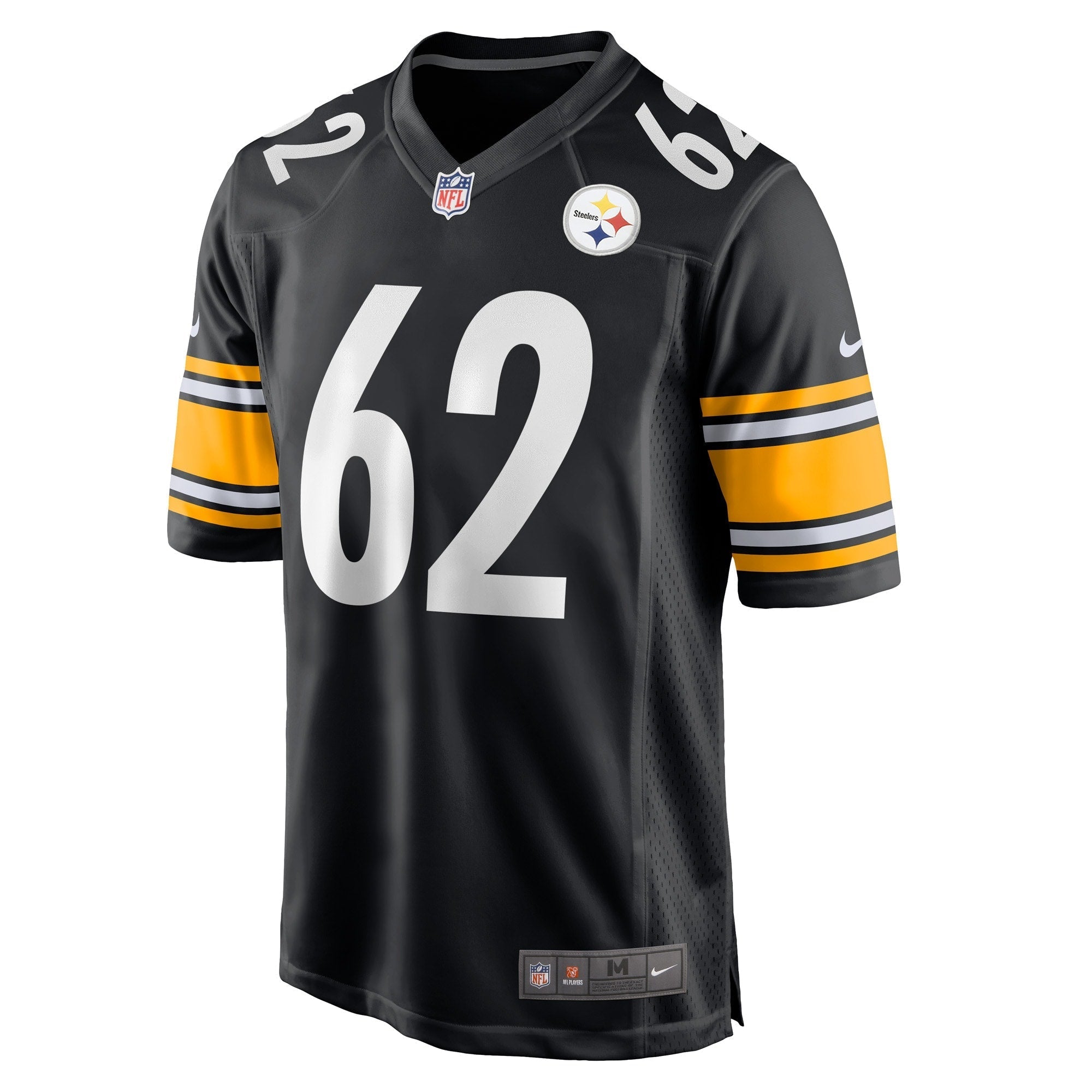Men's Nike Ryan McCollum Black Pittsburgh Steelers Game Player Jersey - vstockx