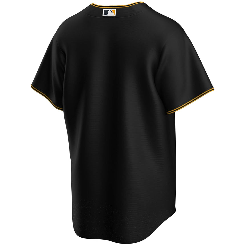 Men's Pittsburgh Pirates Black Alternate Replica Team Jersey - vstockx