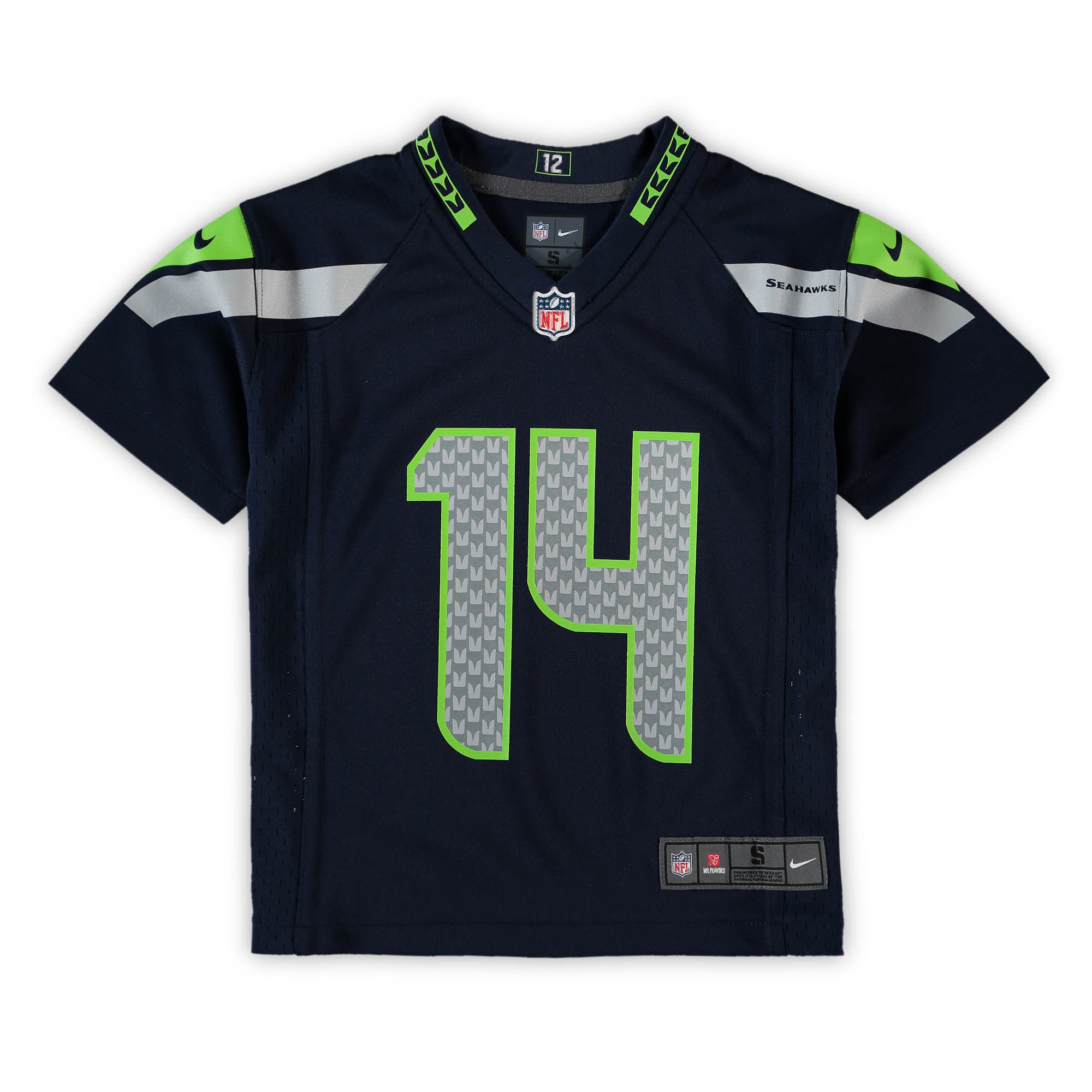 DK Metcalf Seattle Seahawks Nike Preschool Game Jersey - Navy - vstockx