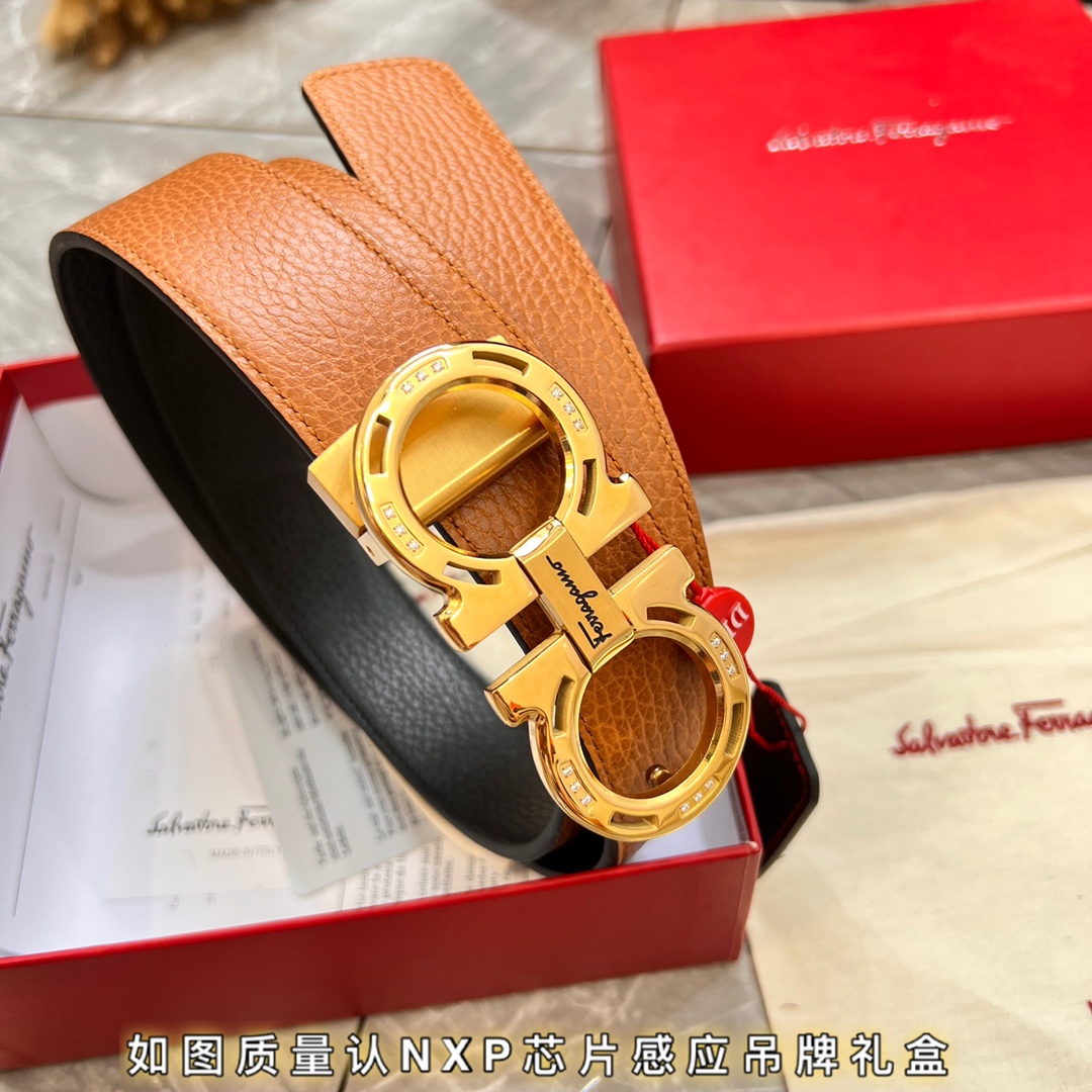 Streetwear Belt Ferragamo 319809 size:3.5cm - vstockx