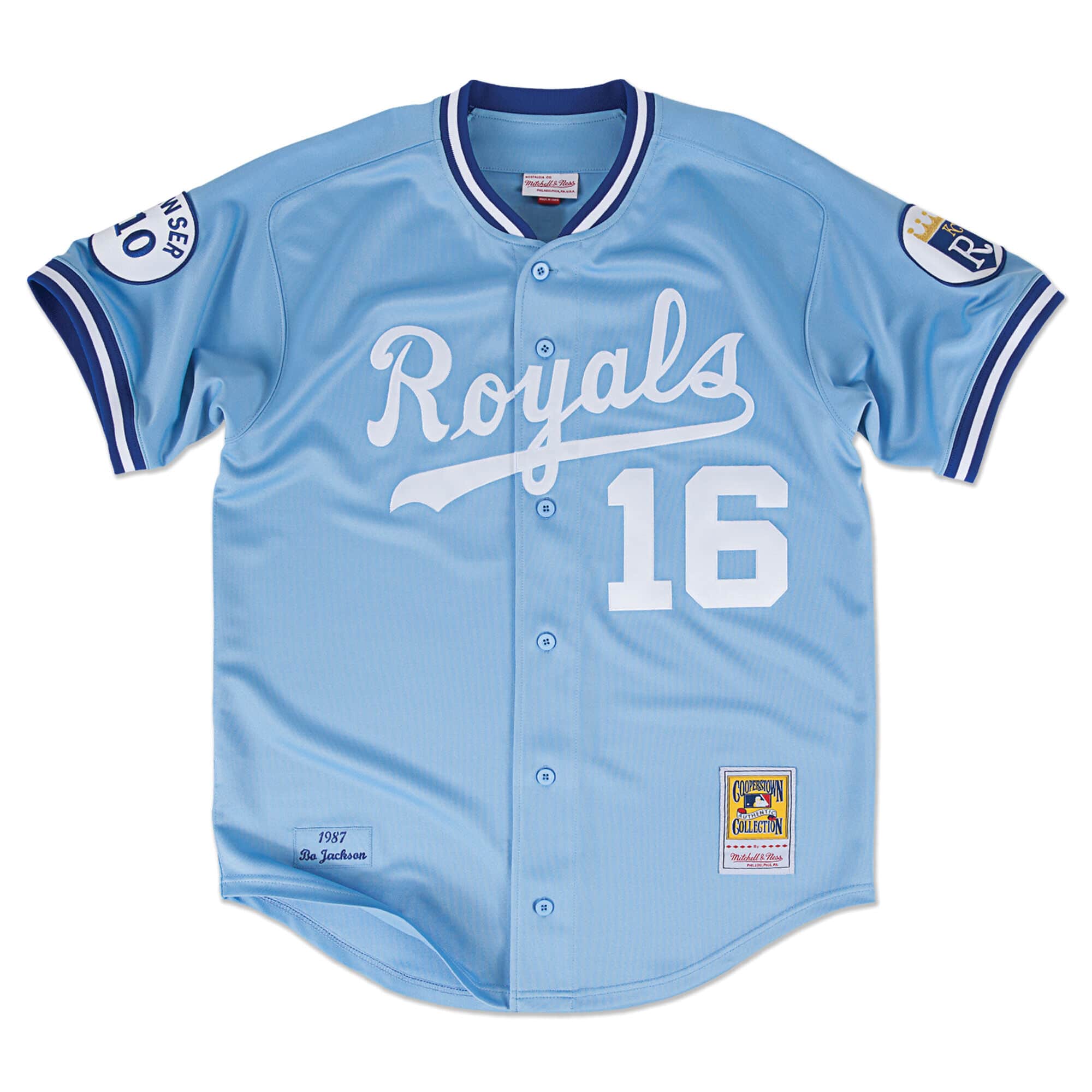Authentic Bo Jackson Kansas City Royals Road 1987 Jersey - vstockx