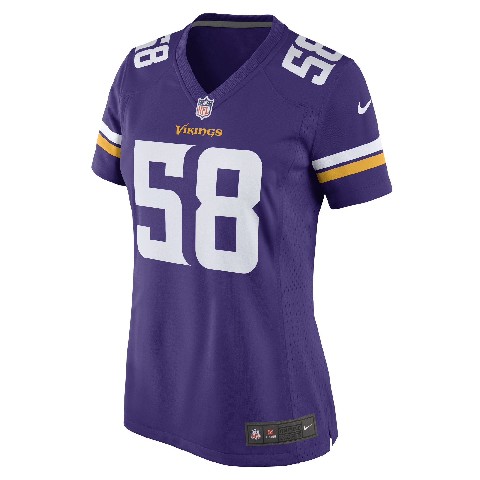 Jordans Hicks Minnesota Vikings Nike Women's Game Player Jersey - Purple - vstockx