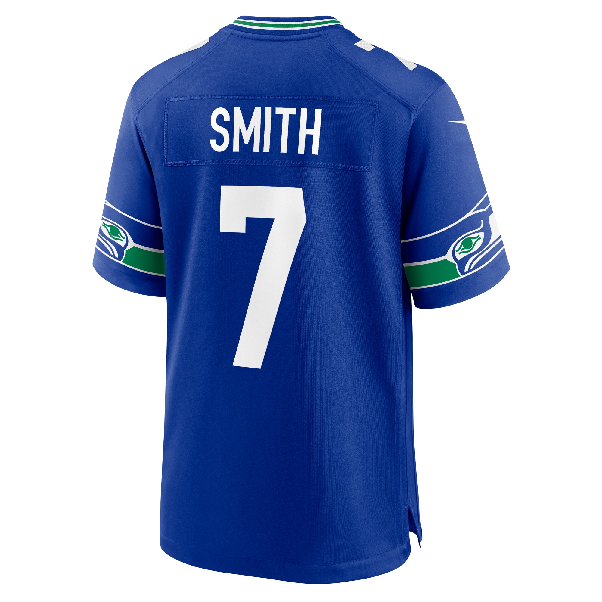 Geno Smith Seattle Seahawks Nike Throwback Player Game Jersey - Royal - vstockx
