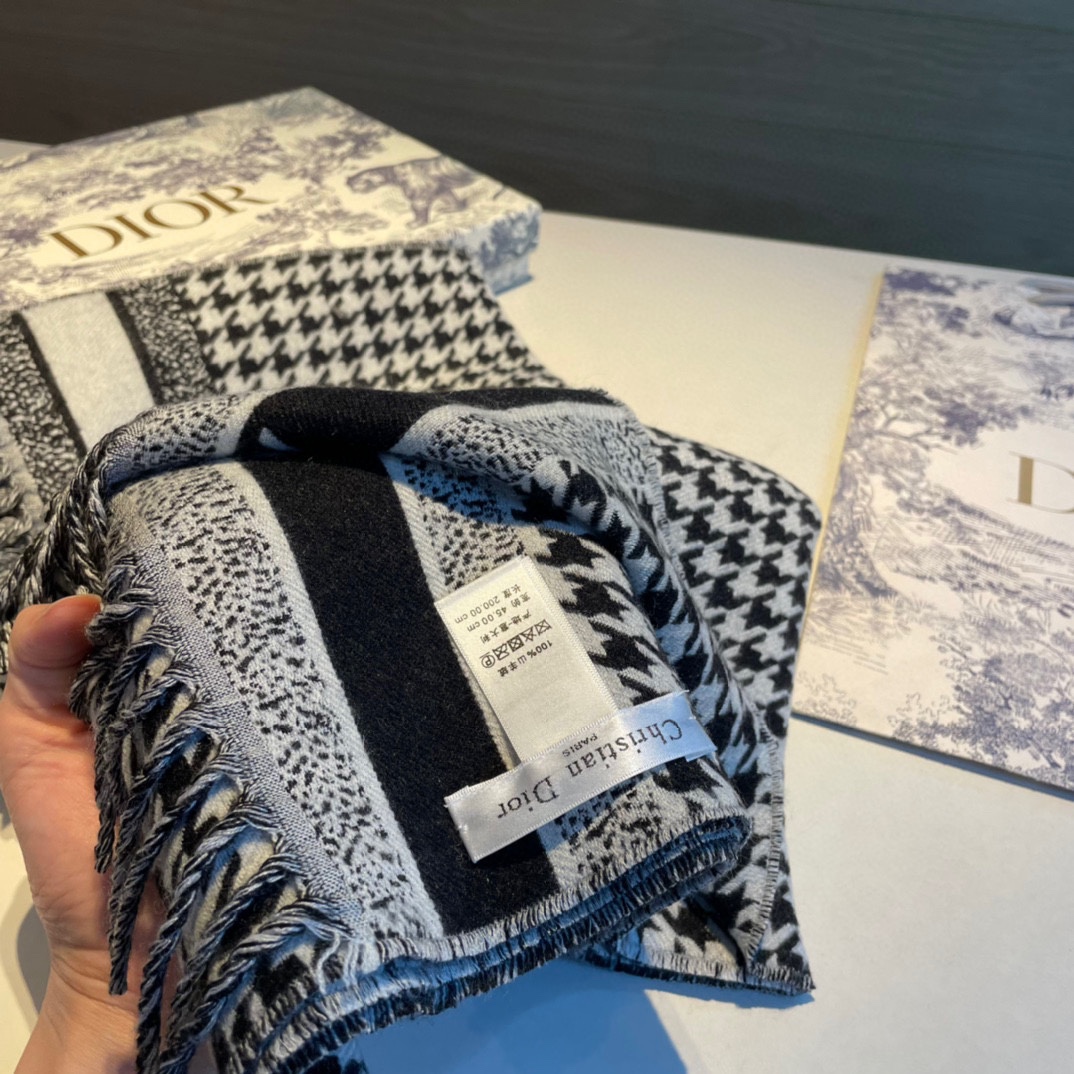Streetwear Scarf Dior 329019 SIZE:50*200cm - vstockx