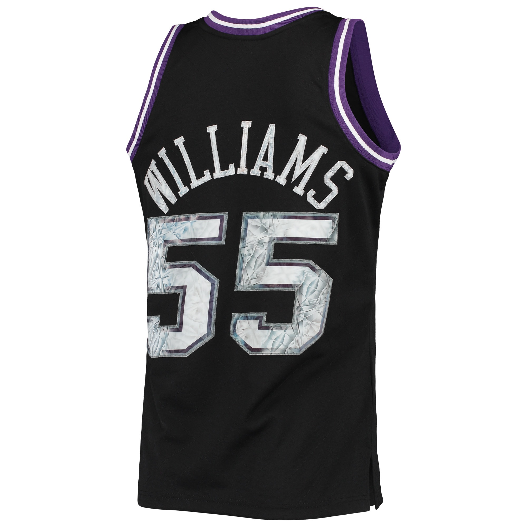 Jason Williams Sacramento Kings Mitchell & Ness 1996-97 Hardwood Classics NBA 75th Anniversary Diamond Swingman Jersey - Black - vstockx