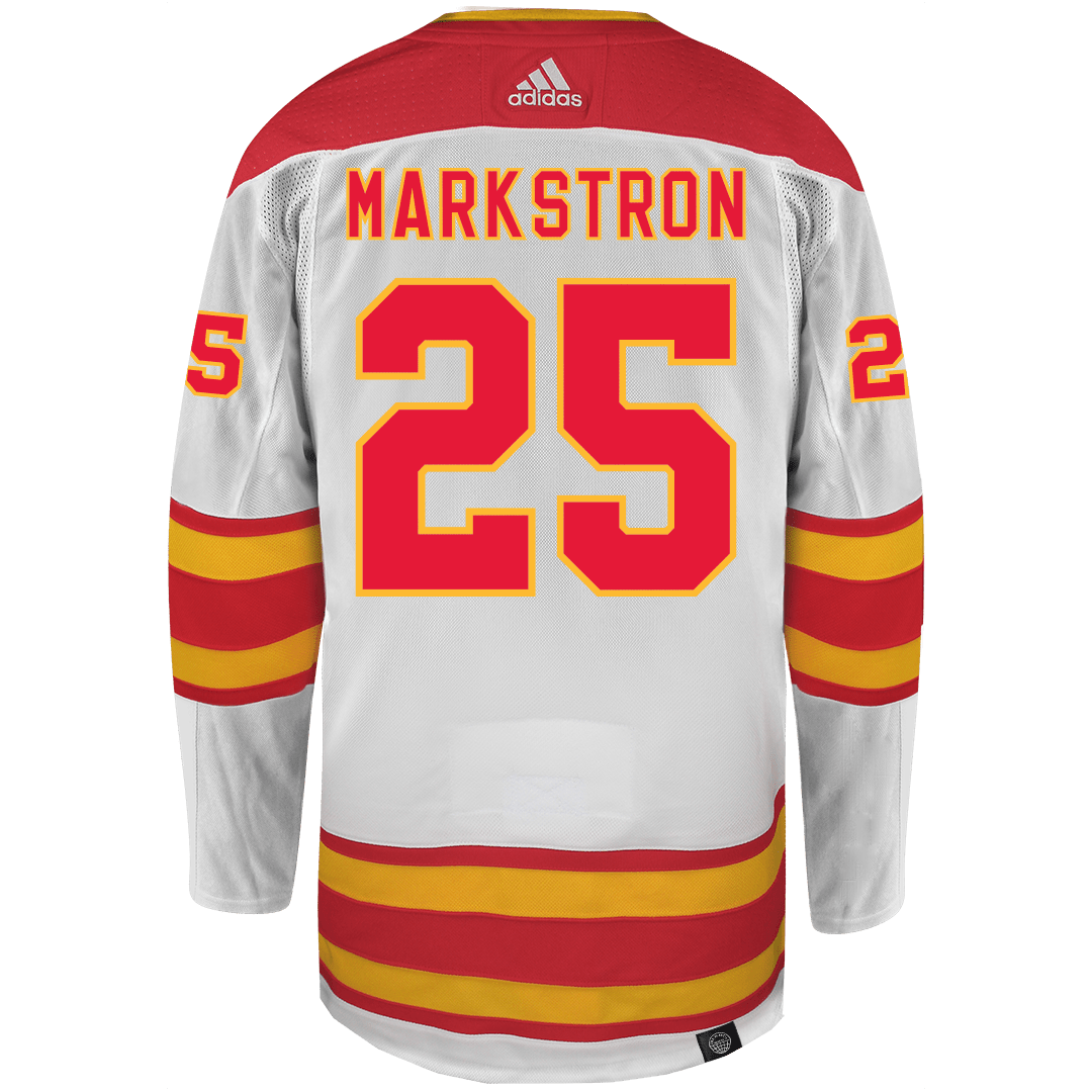 Jakob Markstrom Calgary Flames Adidas Primegreen Authentic NHL Hockey Jersey - vstockx