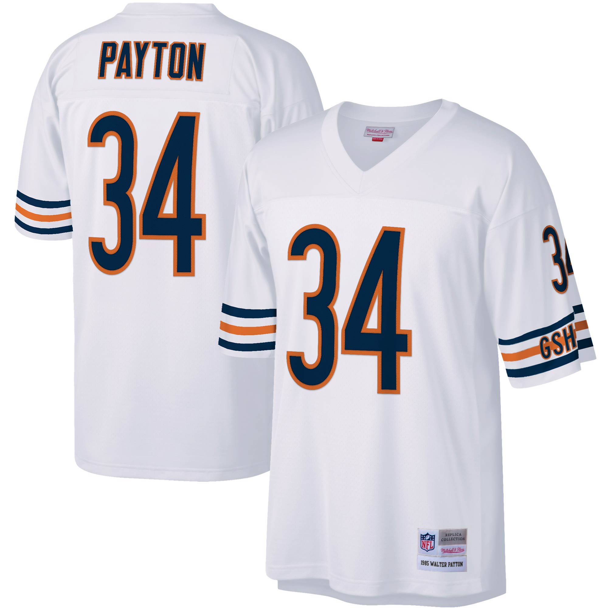 Walter Payton Chicago Bears Mitchell & Ness Legacy Replica Jersey - White - vstockx