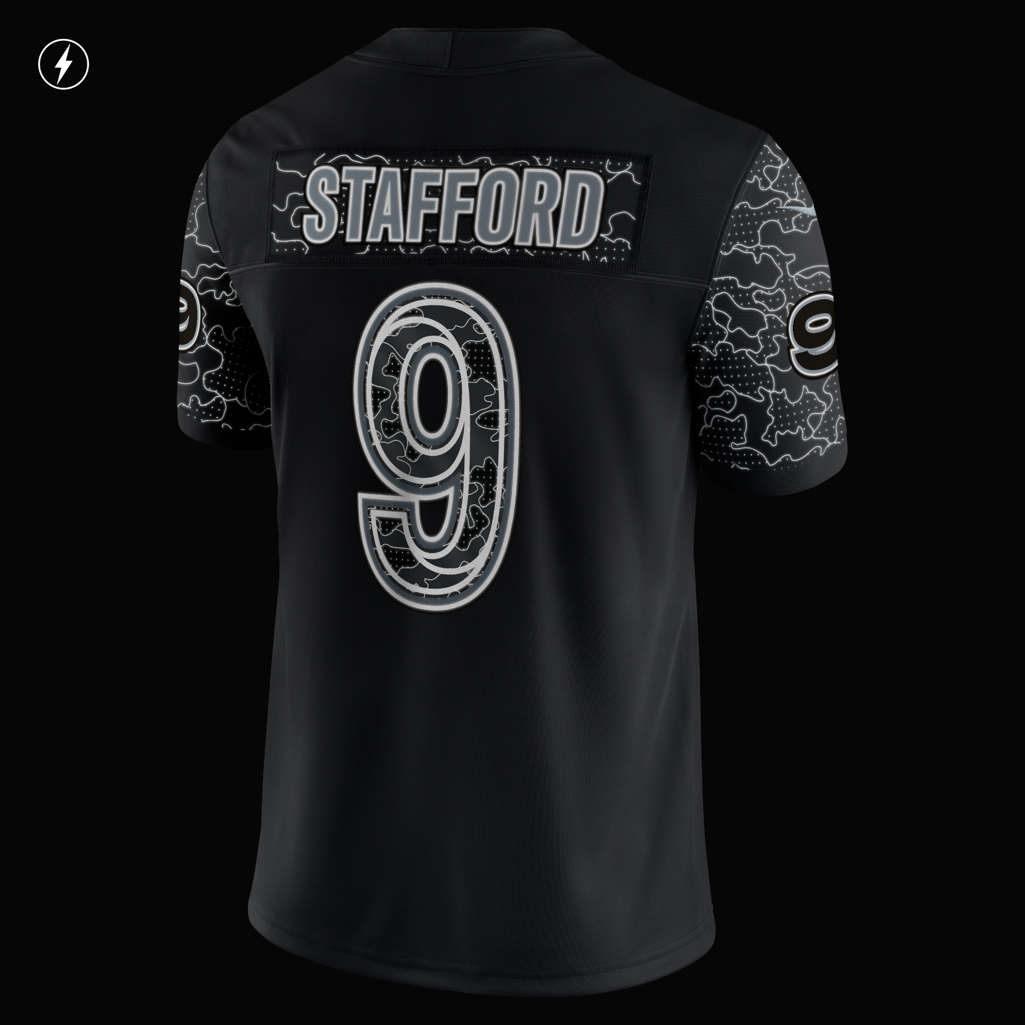 Matthew Stafford Los Angeles Rams Nike RFLCTV Limited Jersey - Black - vstockx