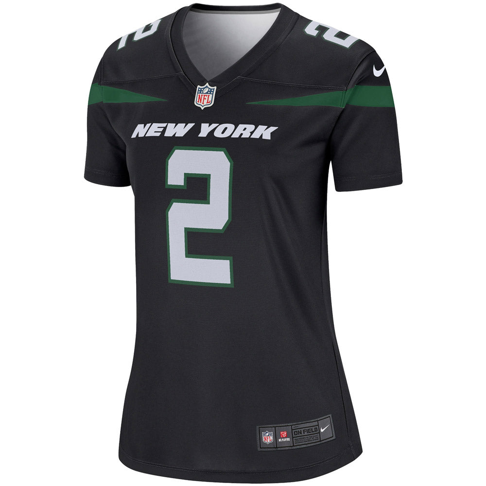 Women's New York Jets Zach Wilson Legend Jersey Black - vstockx