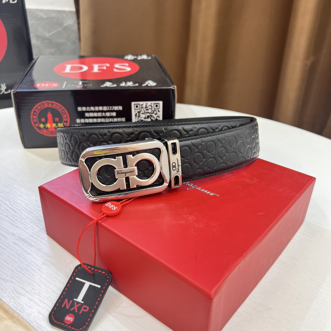 Streetwear Belt Ferragamo 320335 size:3.5cm - vstockx