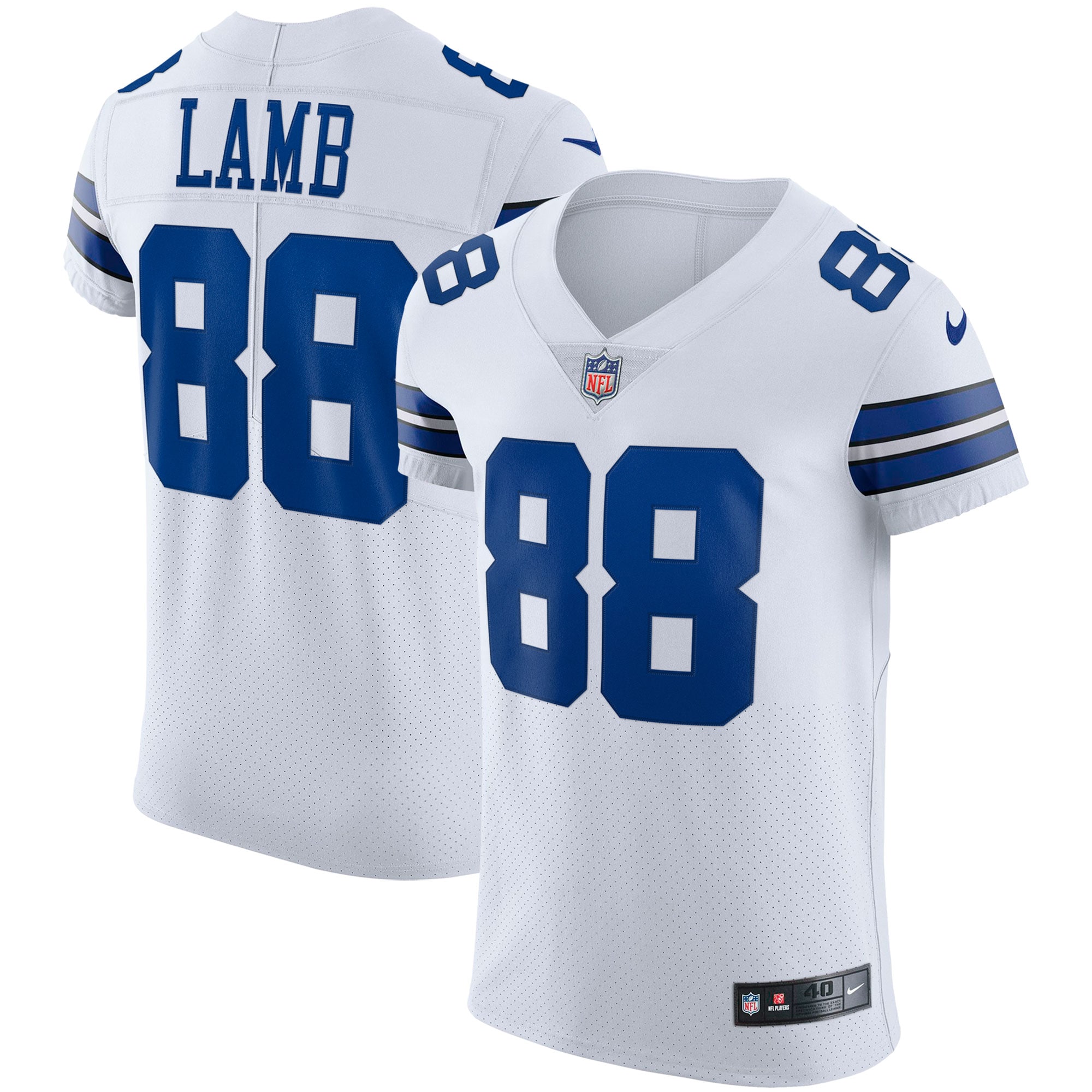 CeeDee Lamb Dallas Cowboys Nike Vapor Elite Jersey - White - vstockx