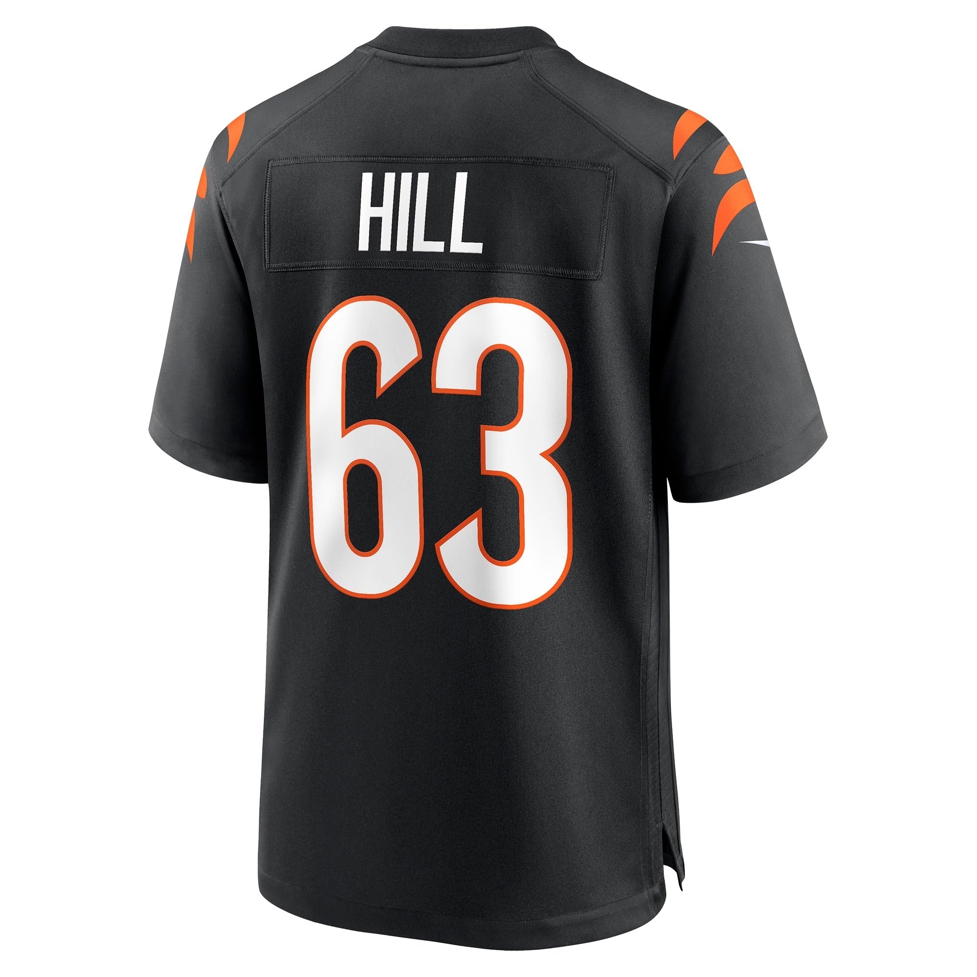Men's Nike Trey Hill Black Cincinnati Bengals Game Jersey - vstockx