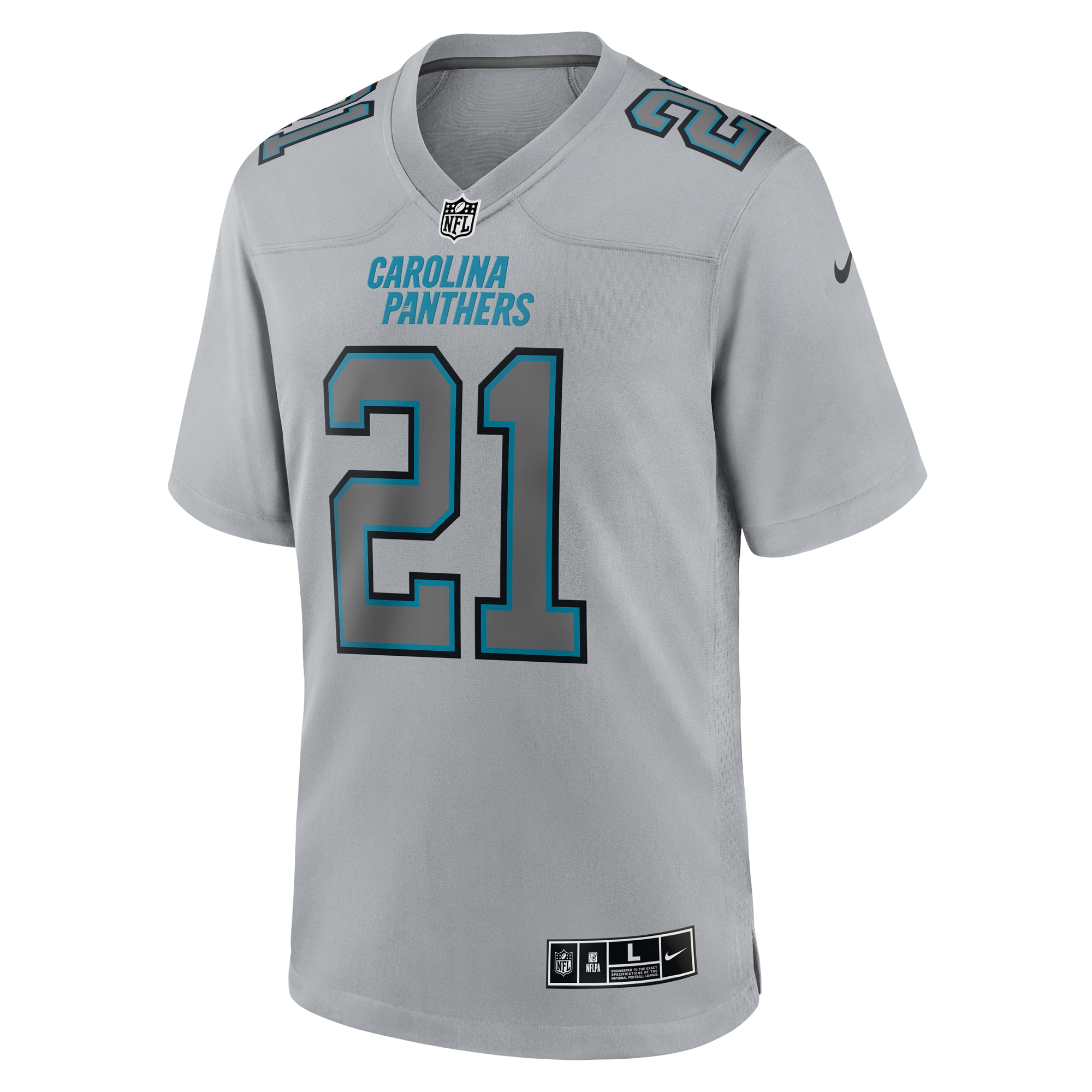 Jeremy Chinn Carolina Panthers Nike Atmosphere Fashion Game Jersey - Gray - vstockx
