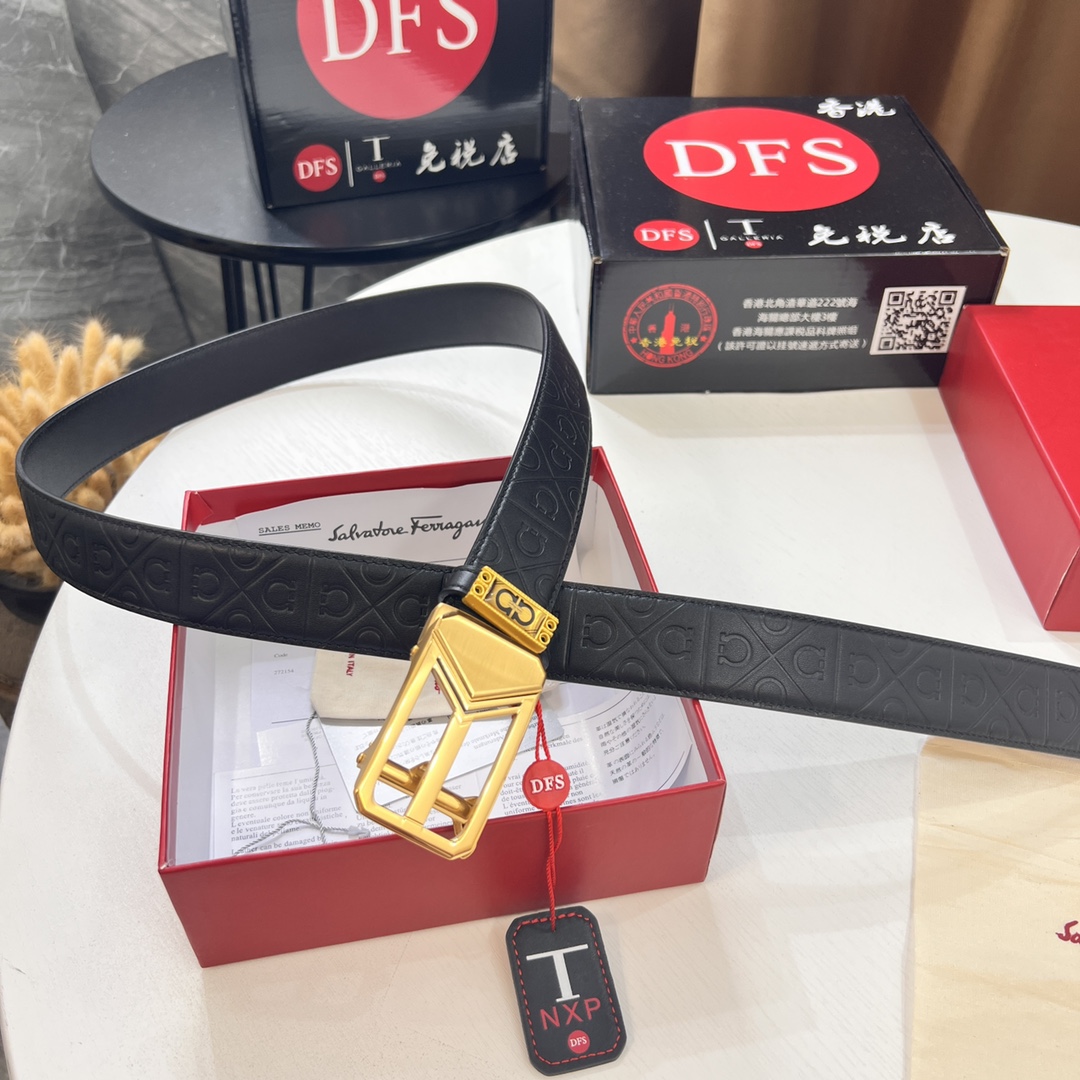 Streetwear Belt Ferragamo 320147 size:3.5cm - vstockx
