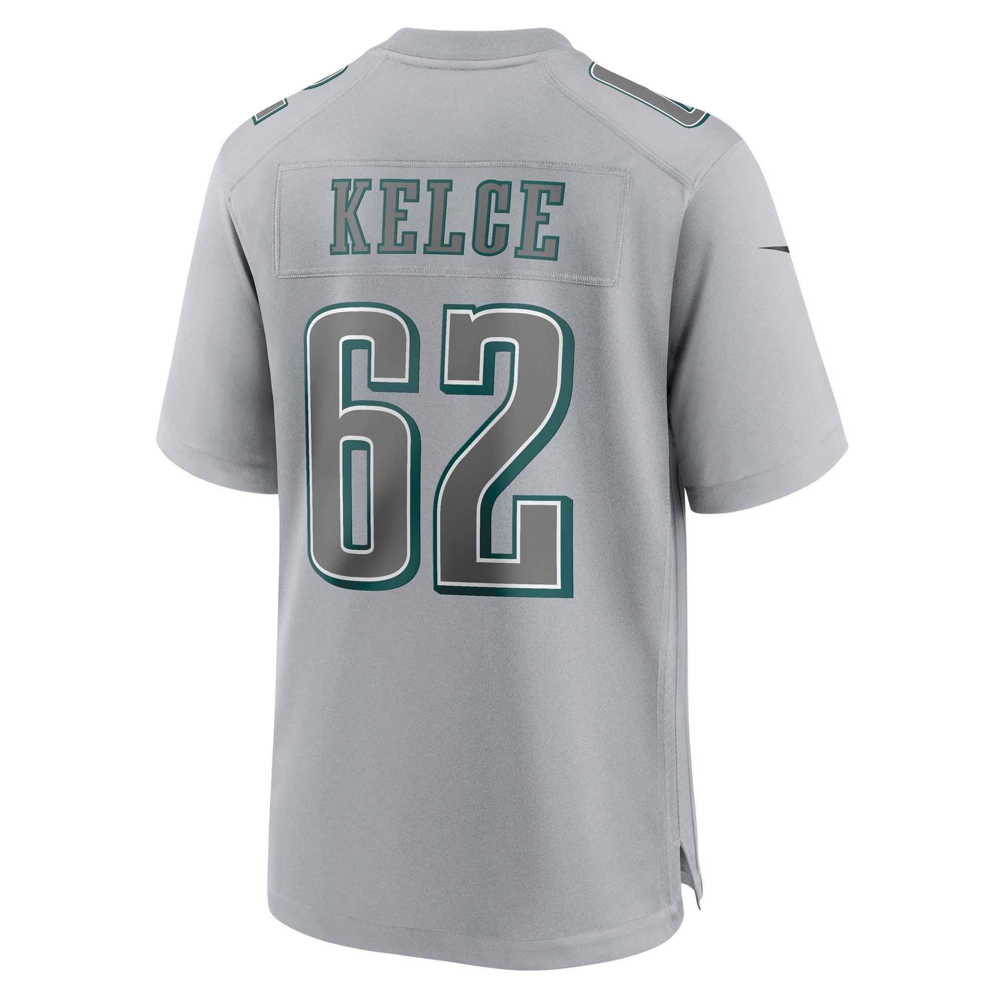 Jason Kelce Philadelphia Eagles Nike Youth Super Bowl LVII Patch Atmosphere Fashion Game Jersey - Gray - vstockx