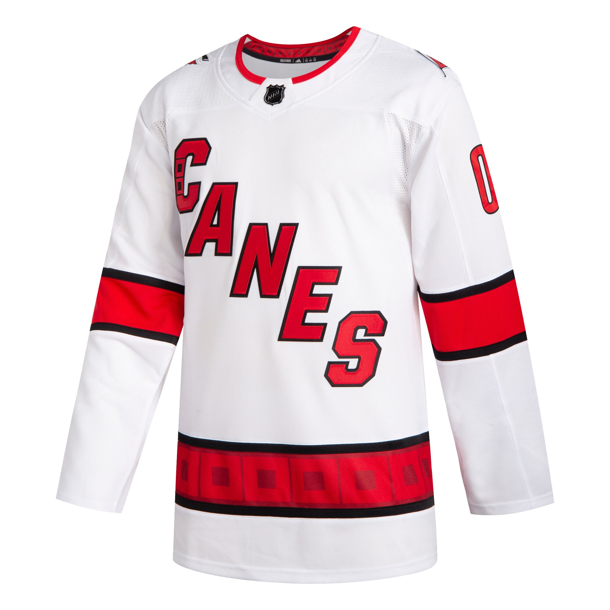 Carolina Hurricanes adidas 2020/21 Away Custom Authentic Jersey - White - vstockx