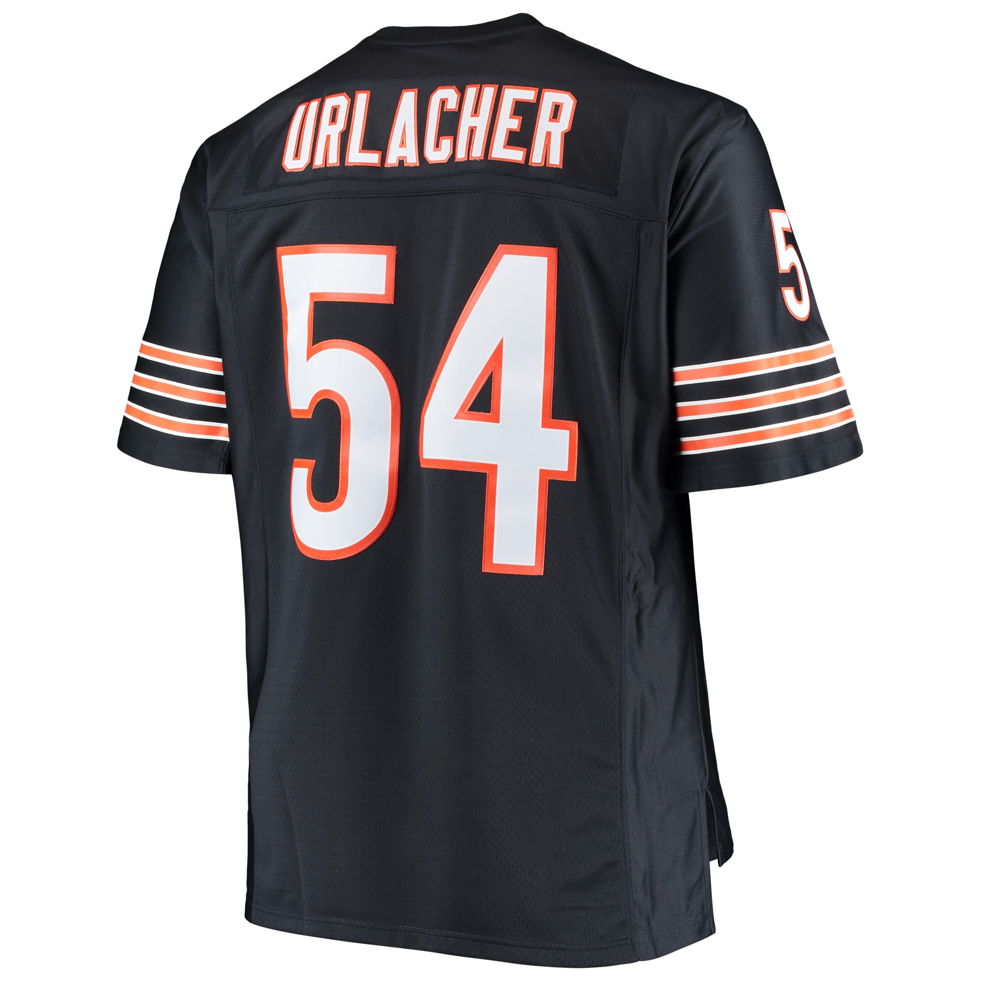 Brian Urlacher Chicago Bears Mitchell & Ness Big & Tall 2001 Retired Player Replica Jersey - Navy - vstockx