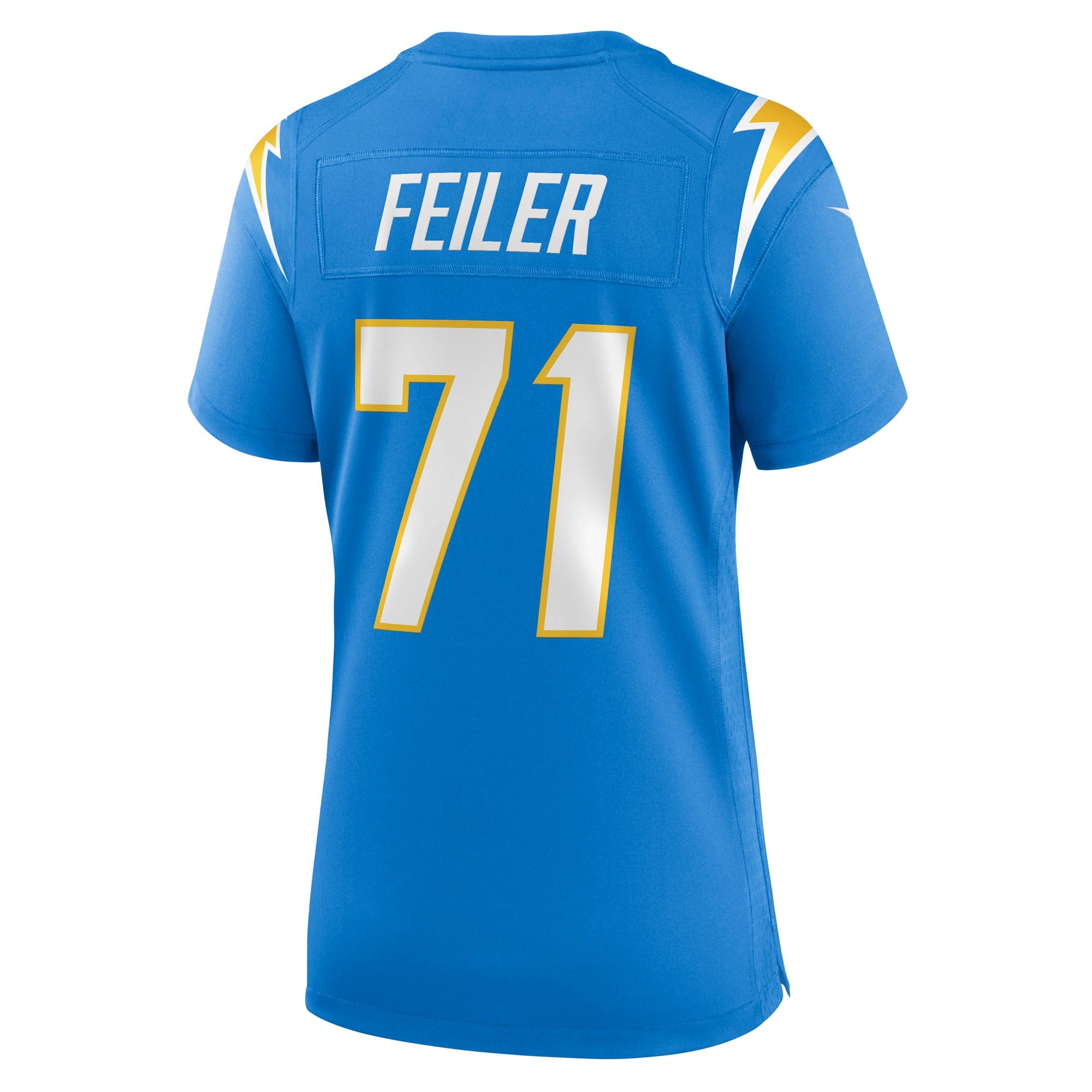 Women's Nike Matt Feiler Powder Blue Los Angeles Chargers Game Player Jersey - vstockx