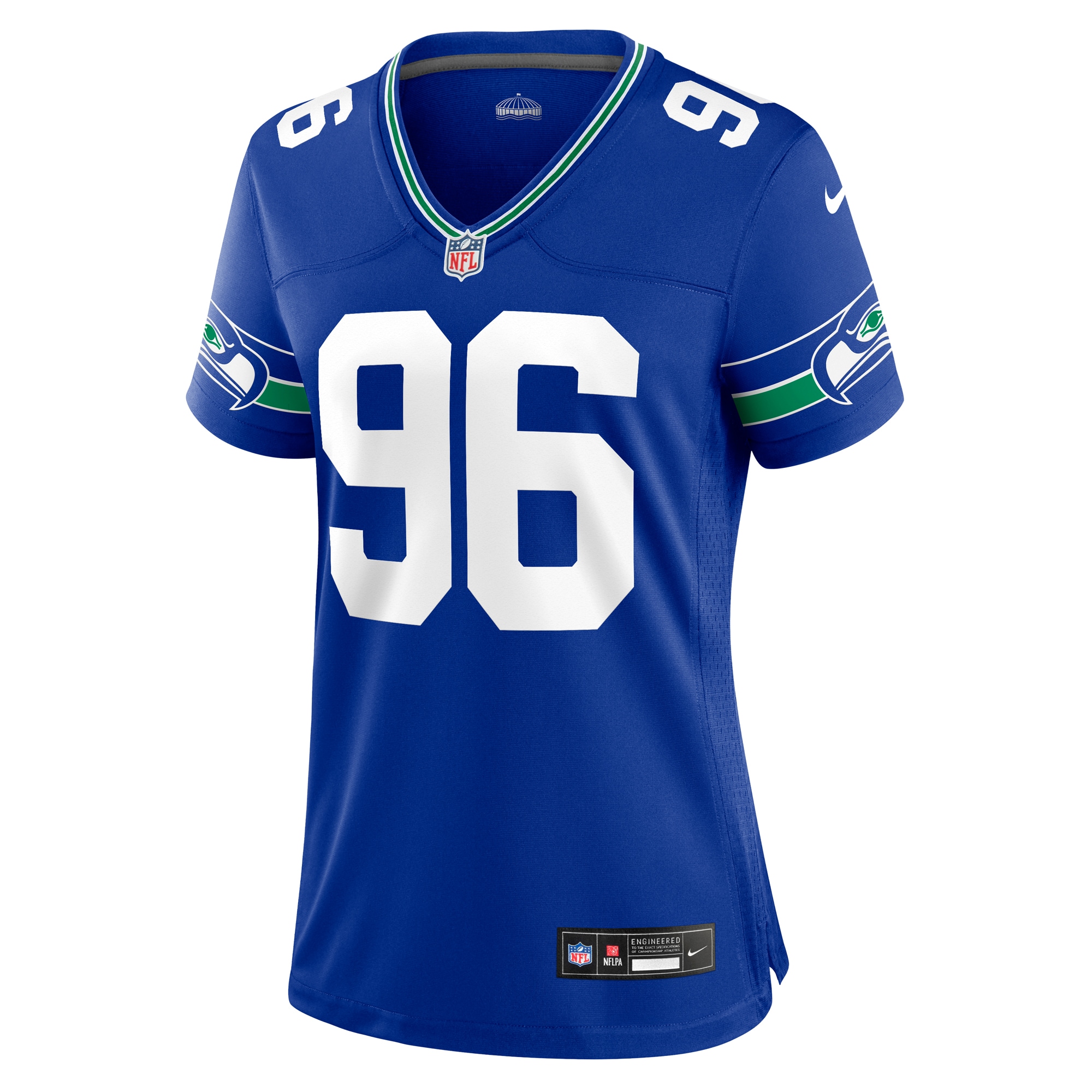 Cortez Kennedy Seattle Seahawks Nike Women's Throwback Player Game Jersey - Royal - vstockx