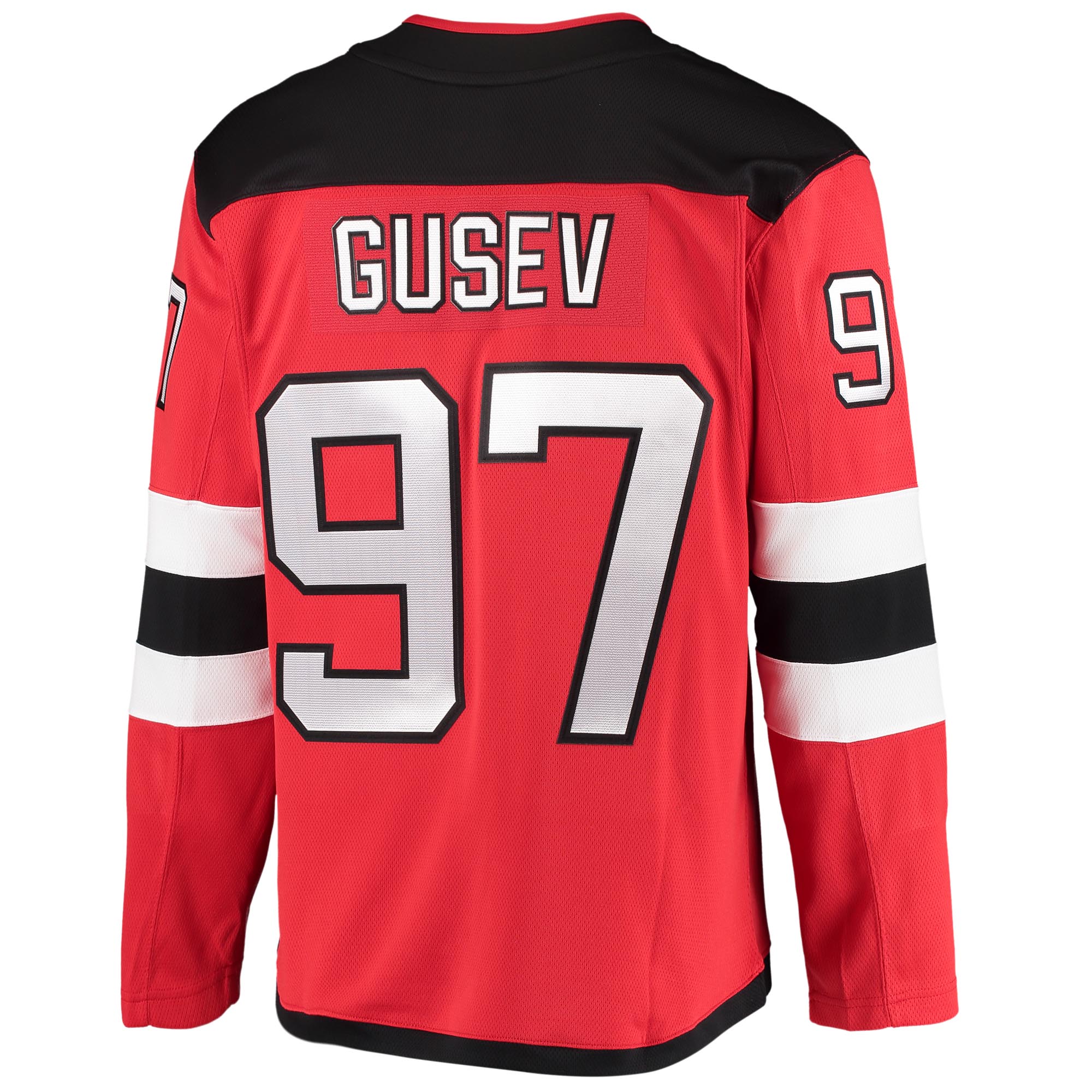 Nikita Gusev New Jersey Devils Fanatics Branded 2020/21 Home Breakaway Player Jersey - Red - vstockx