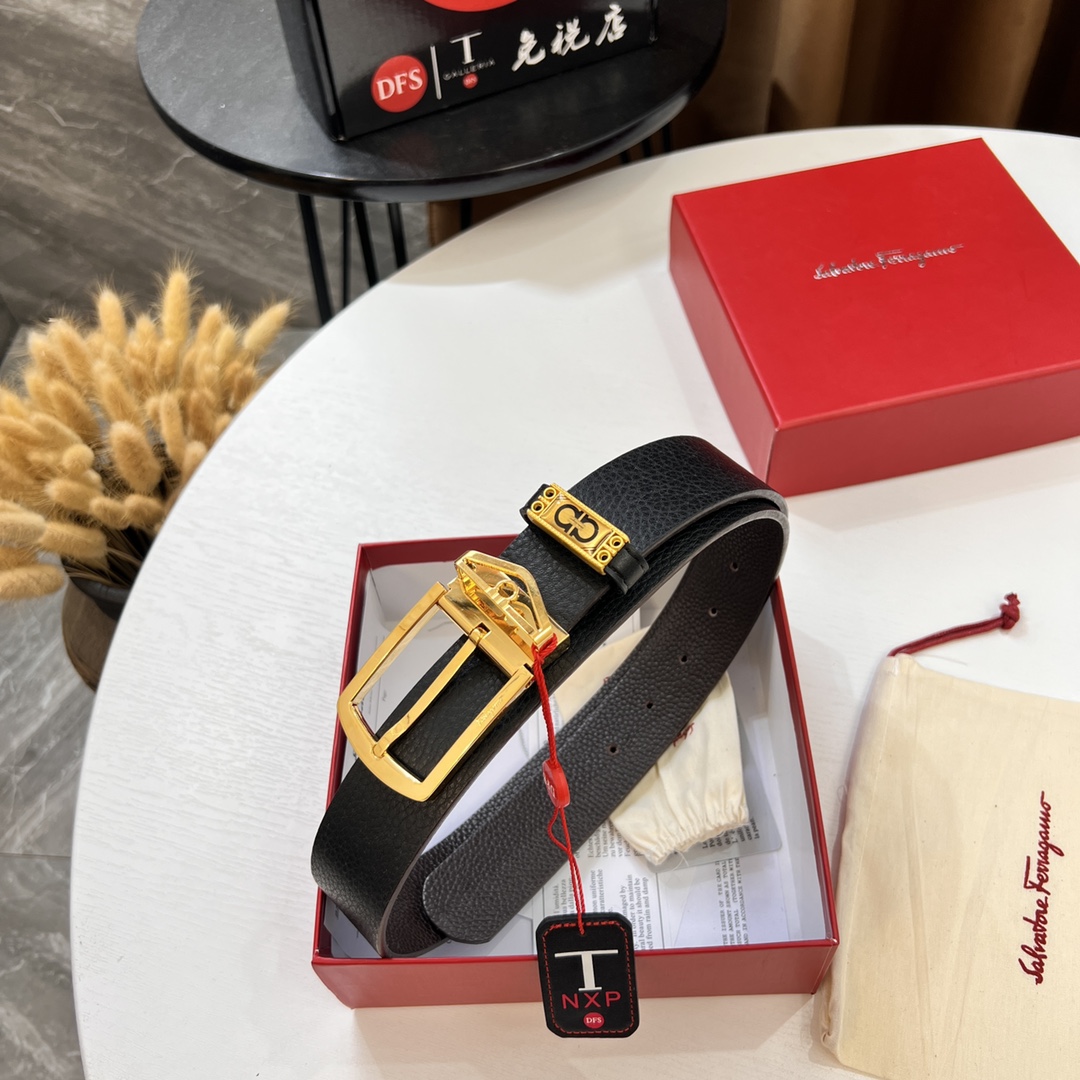 Streetwear Belt Ferragamo 320035 size:3.5cm - vstockx