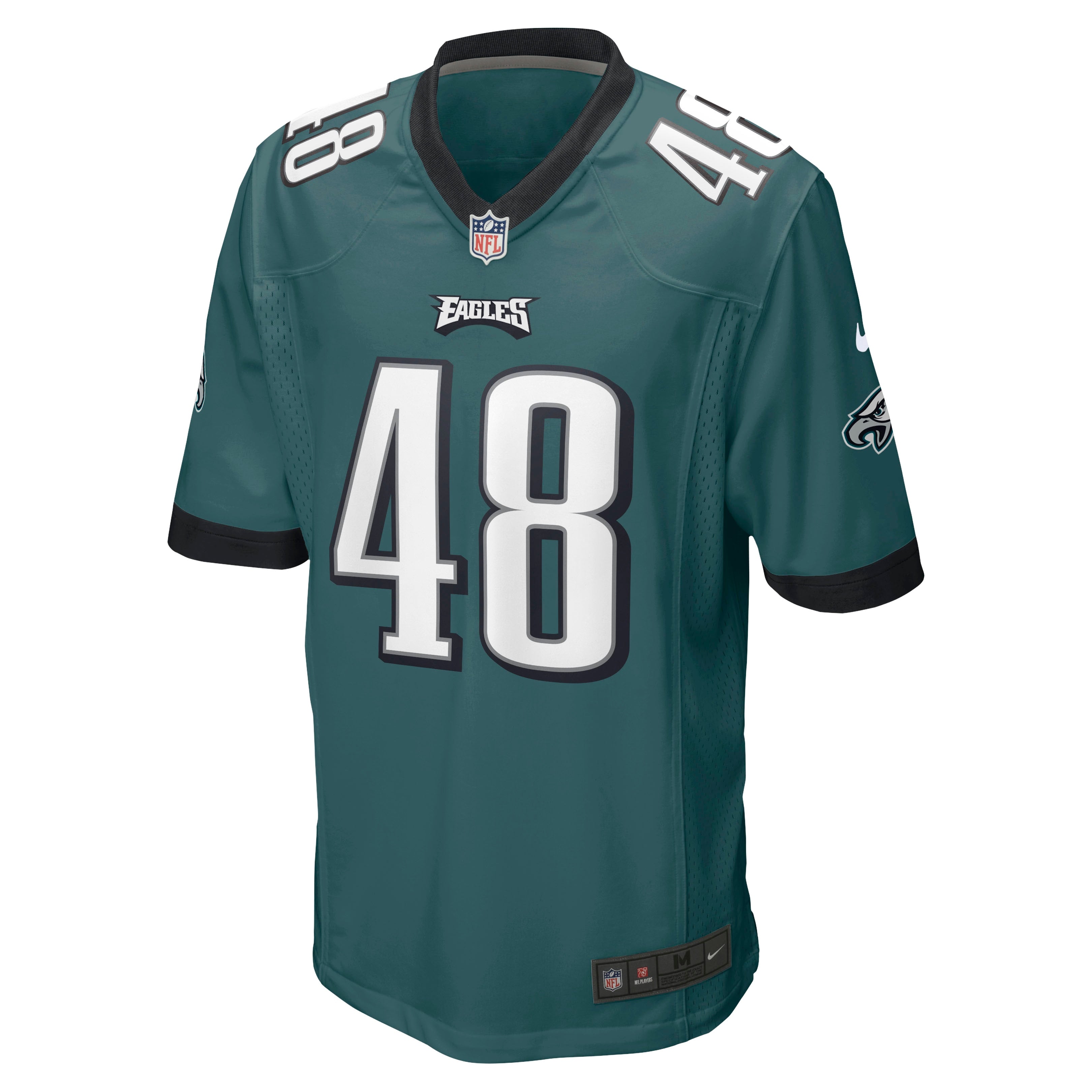 Men's Nike Patrick Johnson Midnight Green Philadelphia Eagles Game Player Jersey - vstockx