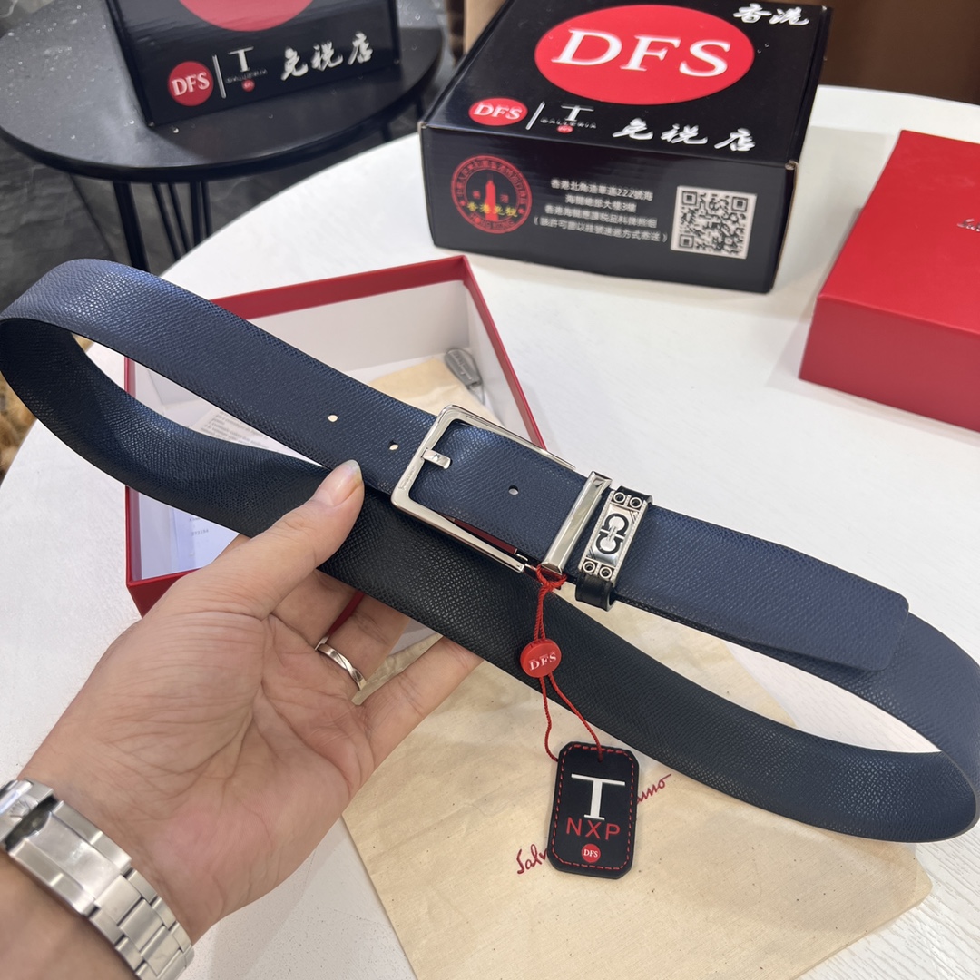 Streetwear Belt Ferragamo 320285 size:3.5cm - vstockx