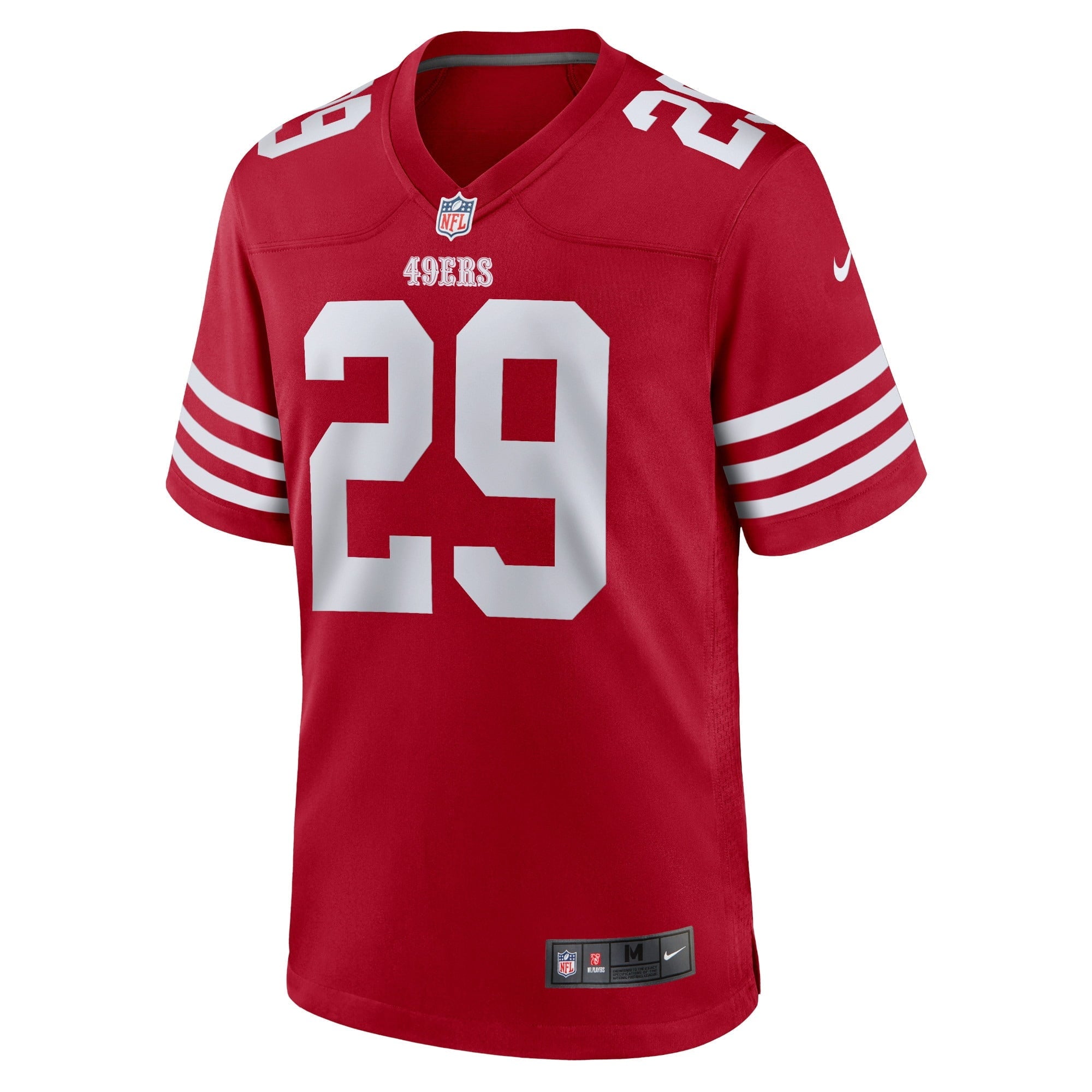Men's Nike Talanoa Hufanga Scarlet San Francisco 49ers Game Player Jersey - vstockx
