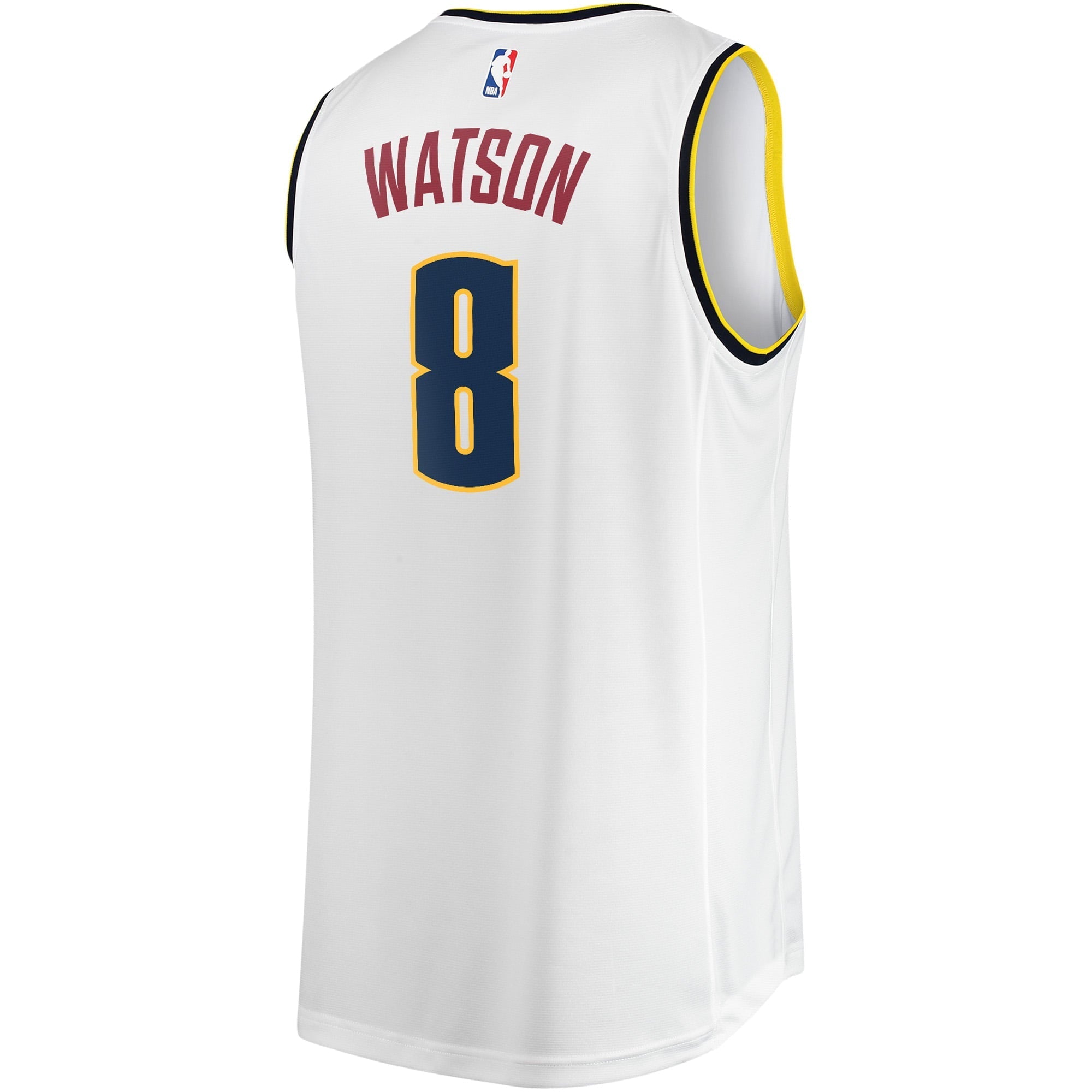 Youth Fanatics Branded Peyton Watson White Denver Nuggets Fast Break Player Jersey - Association Edition - vstockx