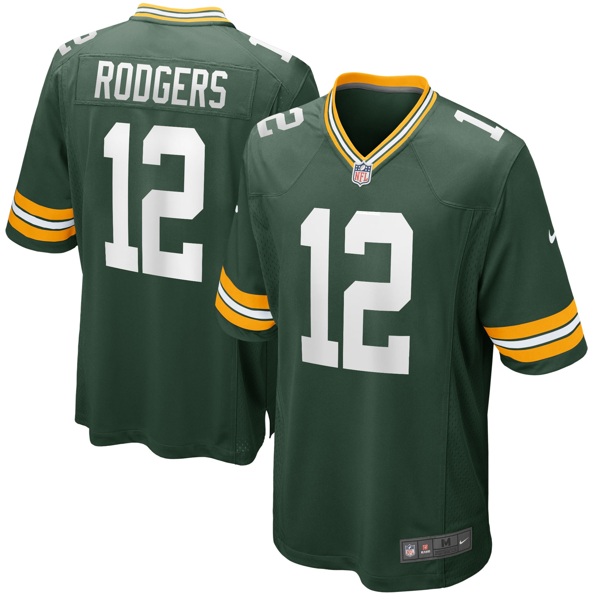Aaron Rodgers Green Bay Packers Nike Game Player Jersey - Green - vstockx
