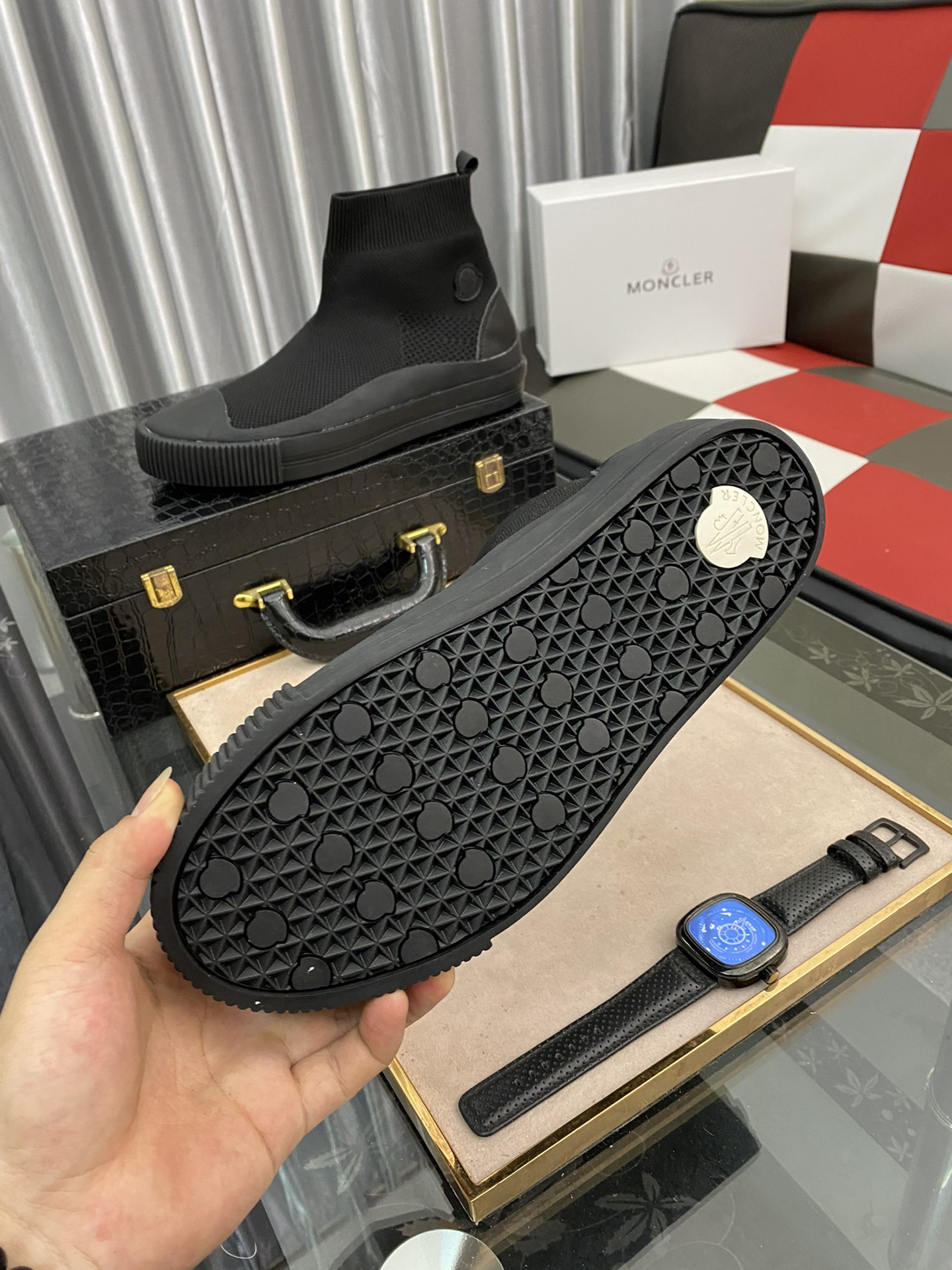 Moncler Socks Sneaker 1 - vstockx