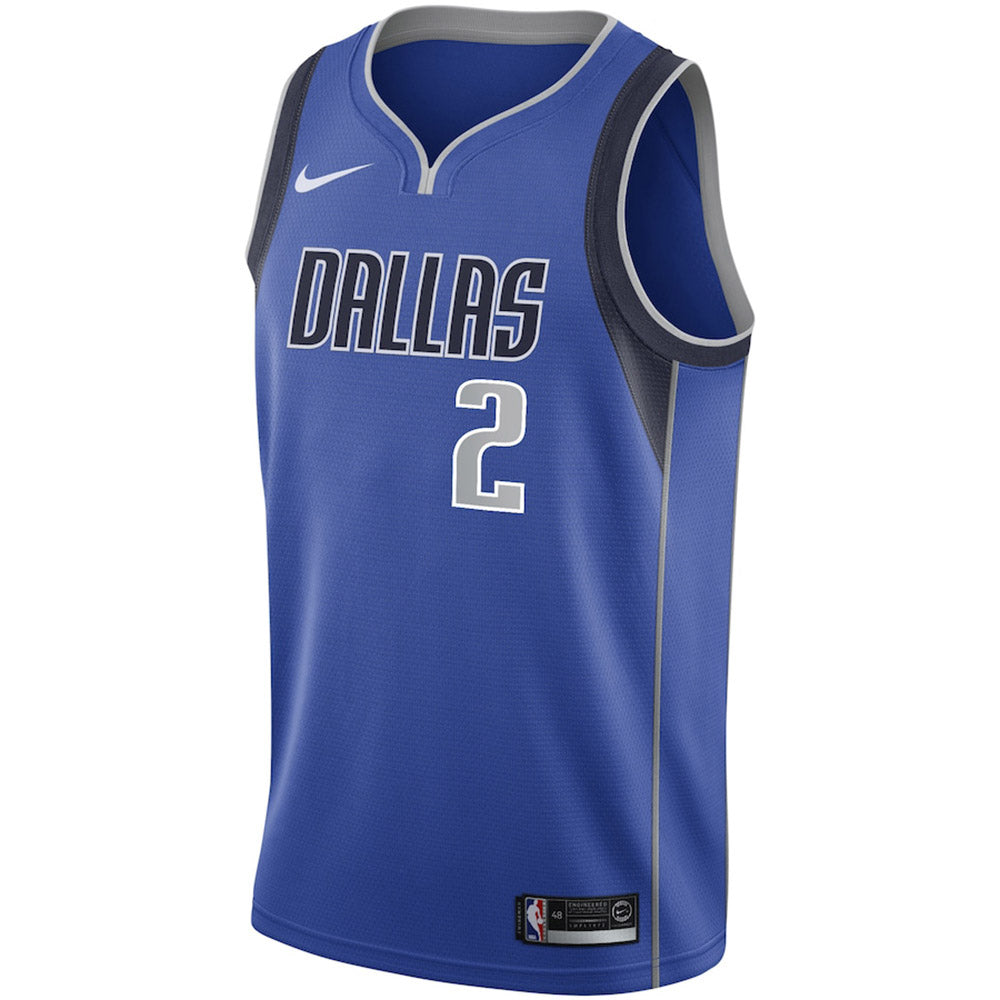 Youth Dallas Mavericks Kyrie Irving Icon Edition Jersey - Blue - vstockx