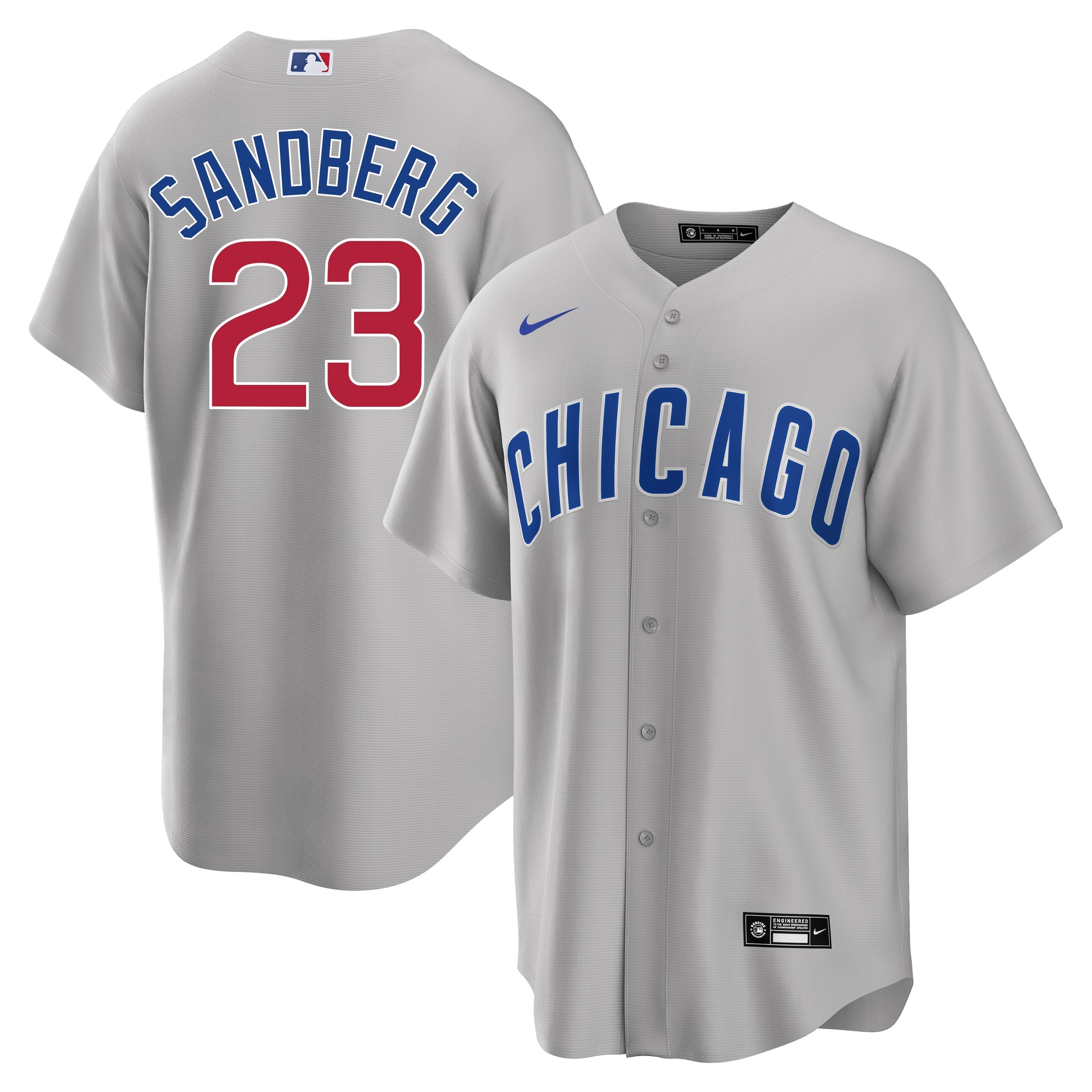 Ryne Sandberg Chicago Cubs Road Gray Men's Replica Jersey - vstockx