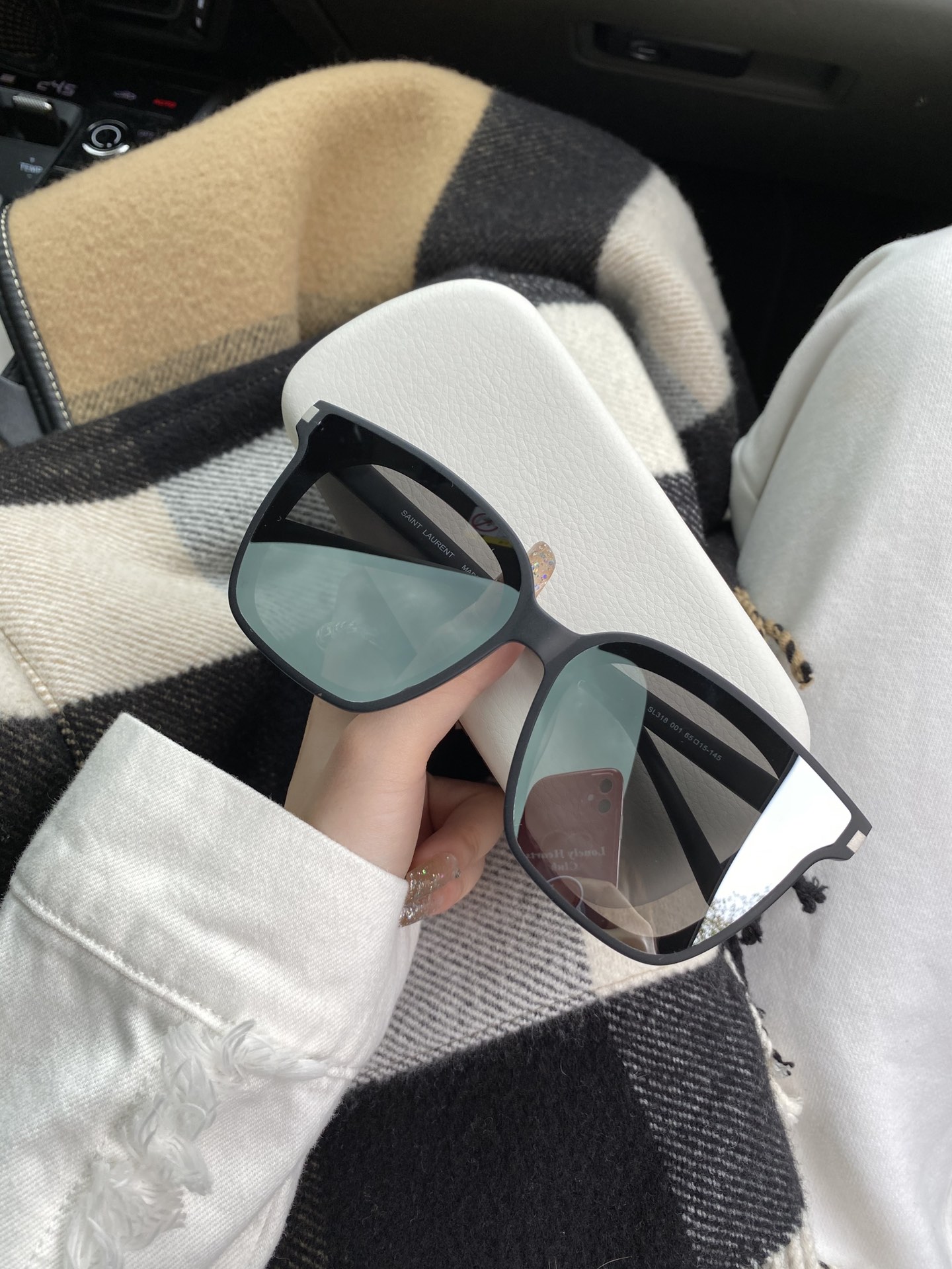 Sunglasses Saint Laurent SL318 size:65��15-145 - vstockx