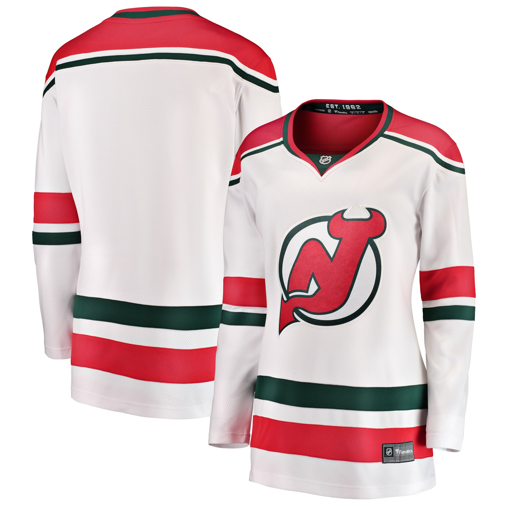 New Jersey Devils Fanatics Branded Women's Alternate Breakaway Jersey - White - vstockx