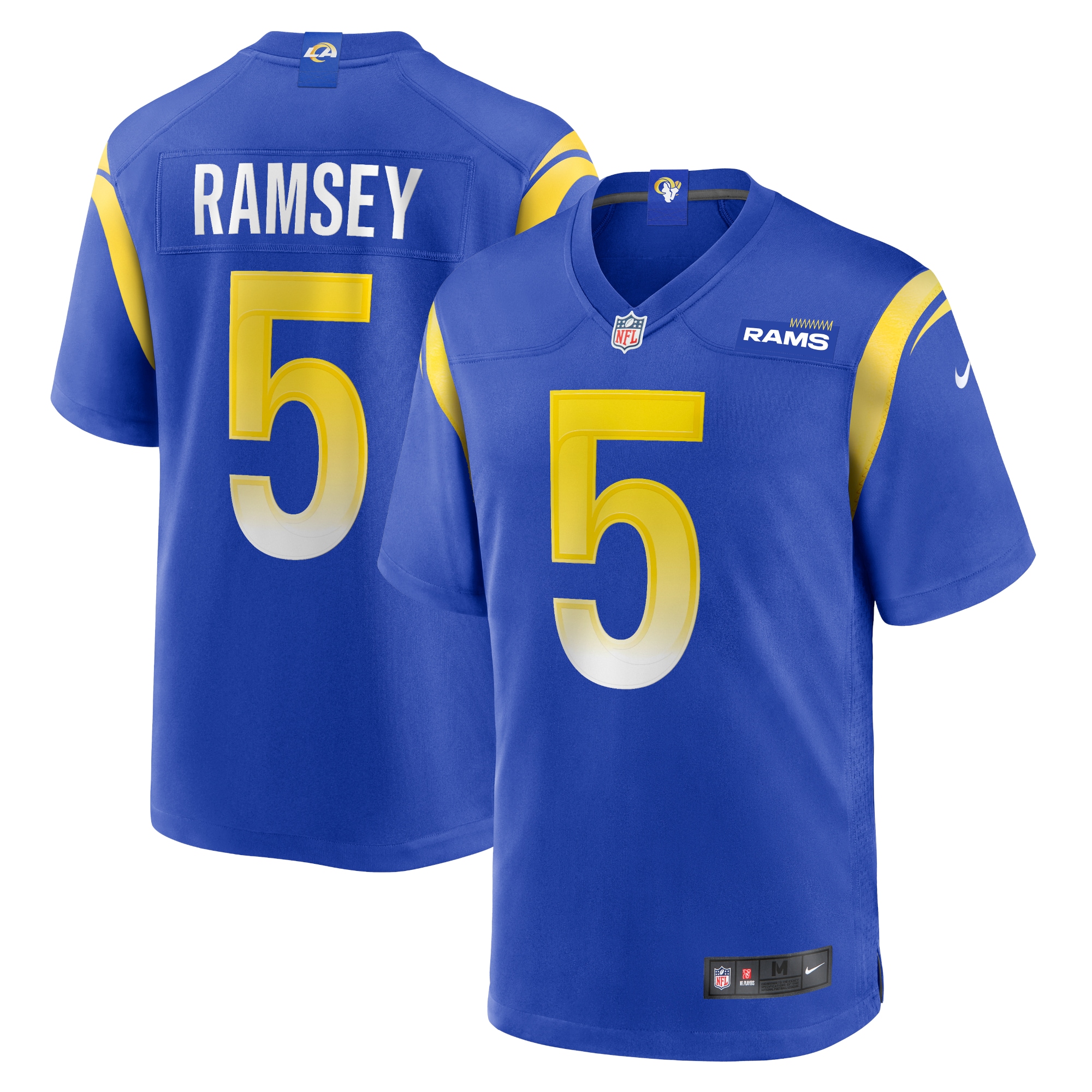 Jalen Ramsey Los Angeles Rams Nike Player Game Jersey - Royal - vstockx