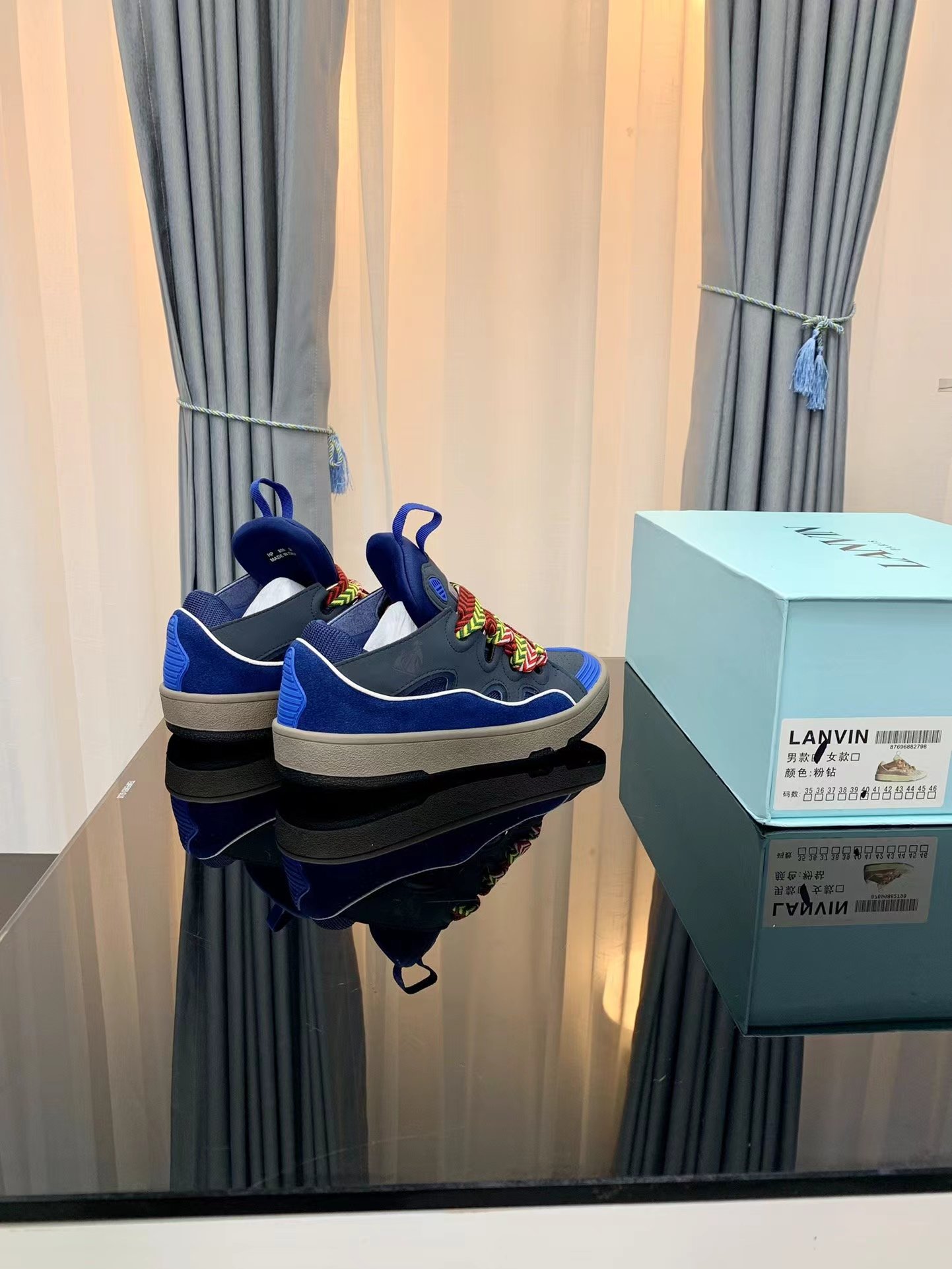 Lanvin Leather Curb black - vstockx