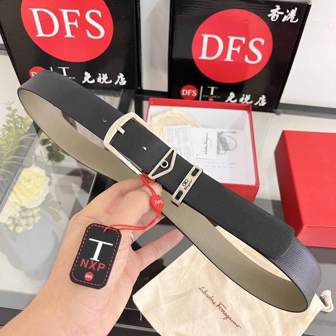 Streetwear Belt Ferragamo 320209 size:3.5cm - vstockx