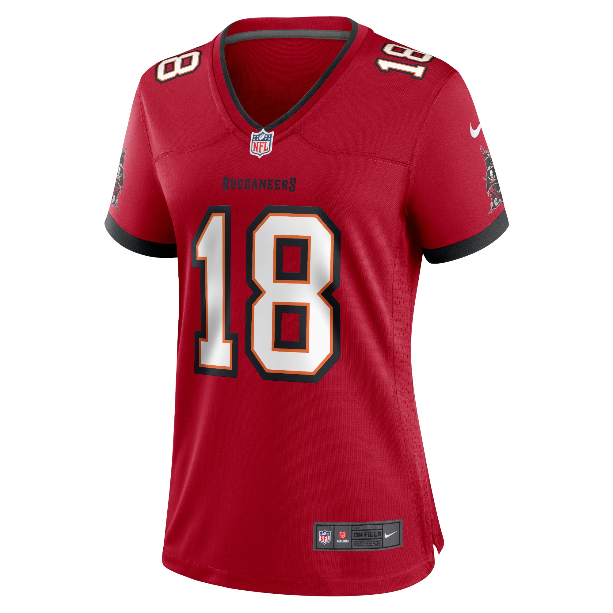 Tyler Johnson Tampa Bay Buccaneers Nike Women's Home Game Player Jersey - Red - vstockx