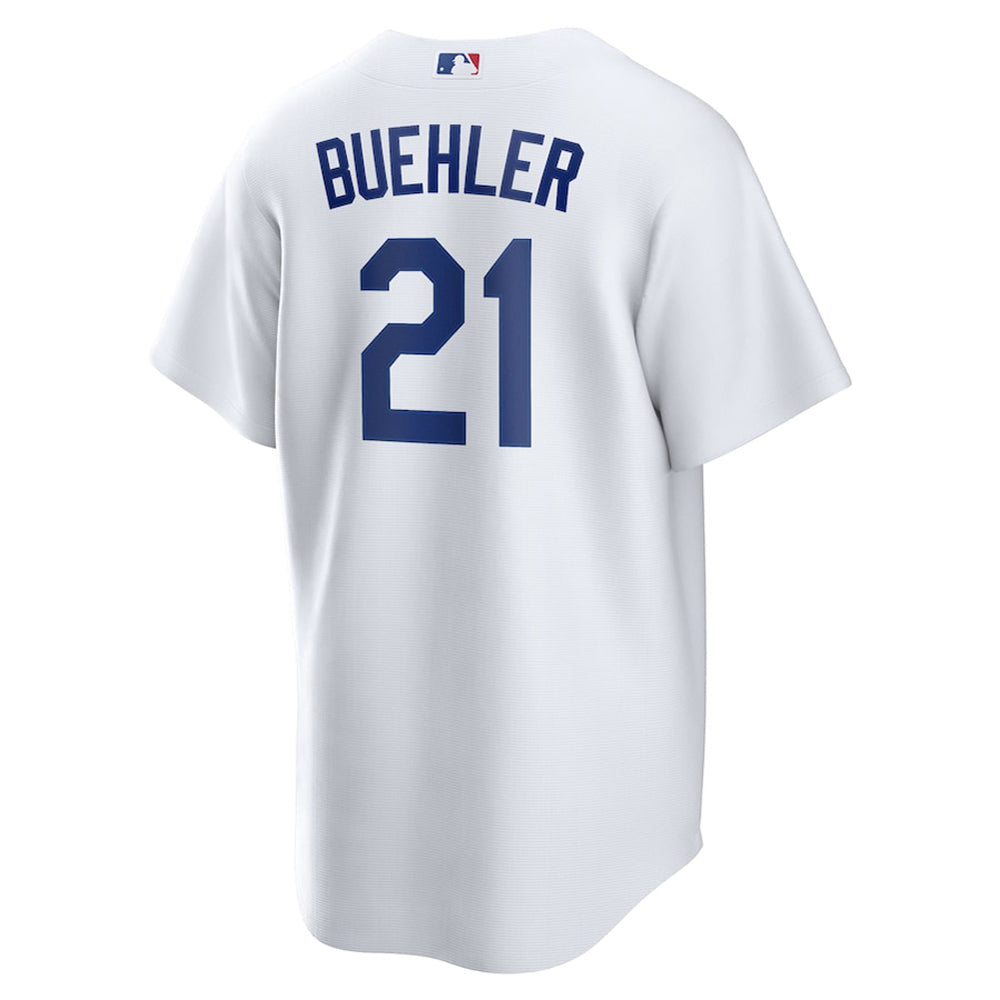 Youth Los Angeles Dodgers Walker Buehler Cool Base Replica Jersey White - vstockx