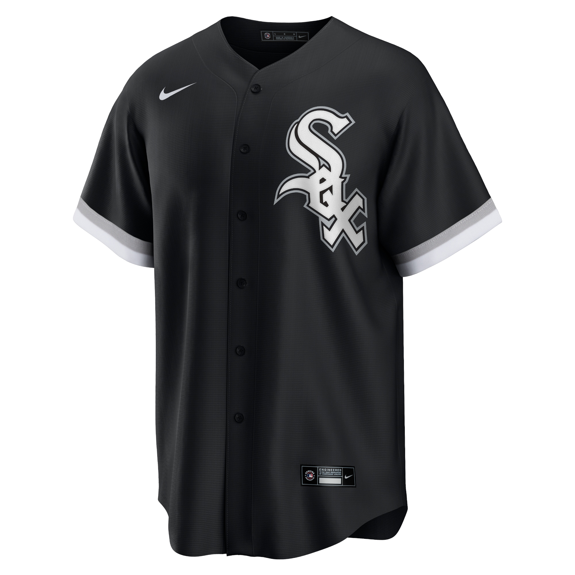Eloy Jimenez Chicago White Sox Nike Alternate Replica Player Name Jersey - Black - vstockx