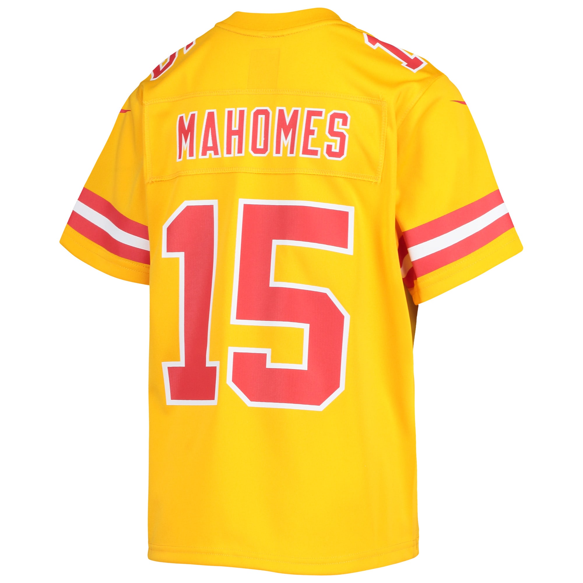Patrick Mahomes Kansas City Chiefs Nike Youth Inverted Team Game Jersey - Gold - vstockx