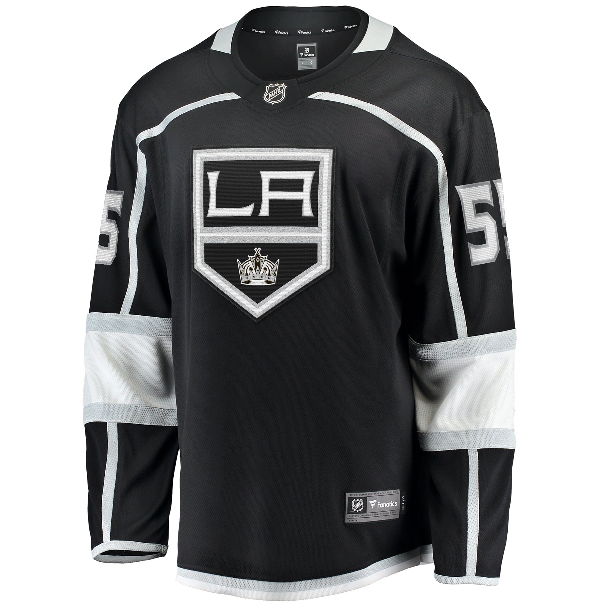 Men's Fanatics Branded Quinton Byfield Black Los Angeles Kings Home Team Breakaway Player Jersey - vstockx