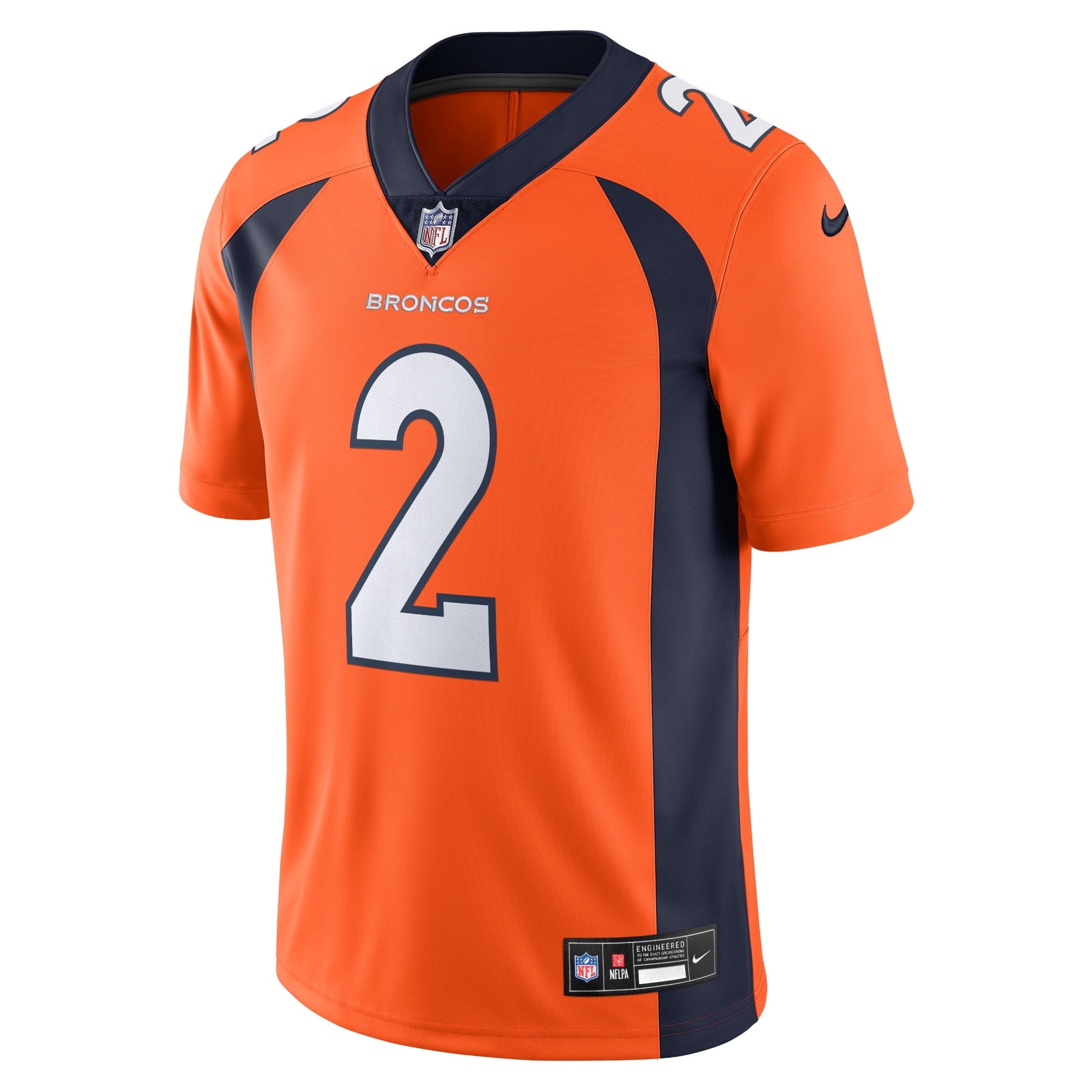 Men's Nike Patrick Surtain II Orange Denver Broncos Vapor Untouchable Limited Jersey - vstockx