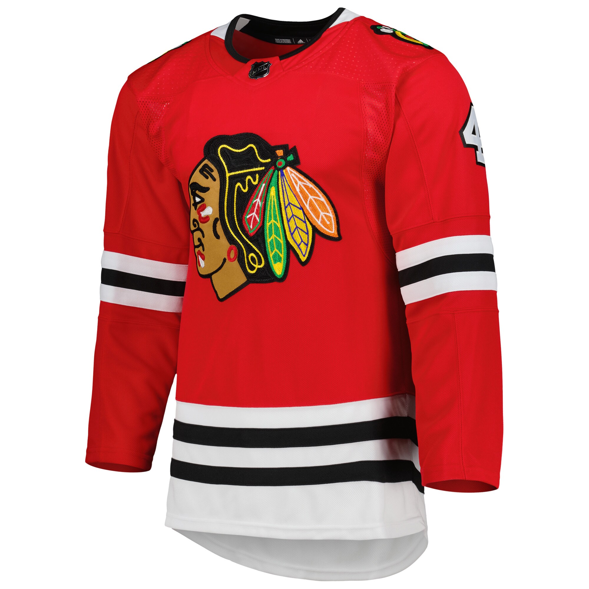 Seth Jones Chicago Blackhawks adidas Home Primegreen Authentic Pro Player Jersey - Red - vstockx