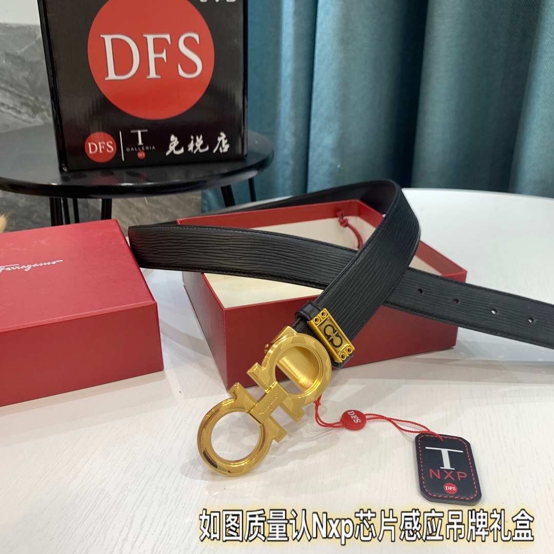 Streetwear Belt Ferragamo 319420 size:3.5cm - vstockx