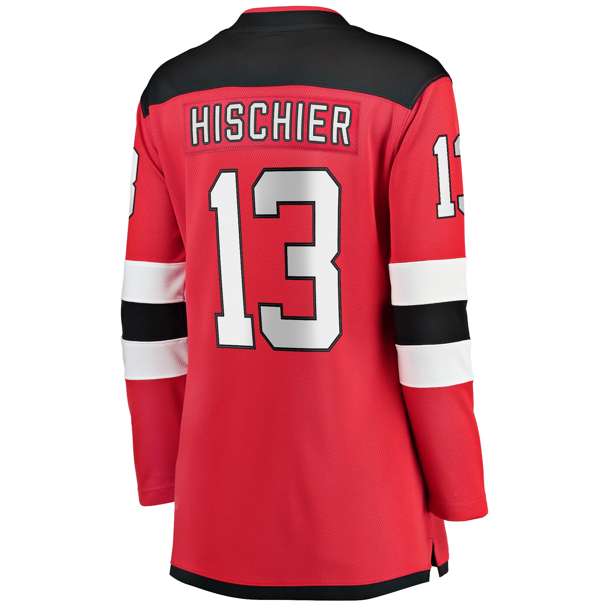 Nico Hischier New Jersey Devils Fanatics Branded Women's Home Premier Breakaway Player Jersey - Red - vstockx